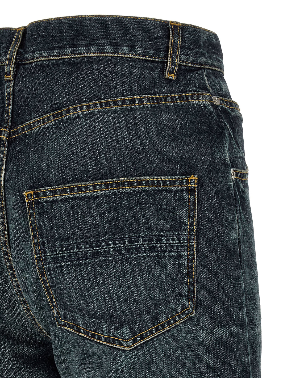 Namacheko Blue Cotton Straight-Leg Men's Jeans