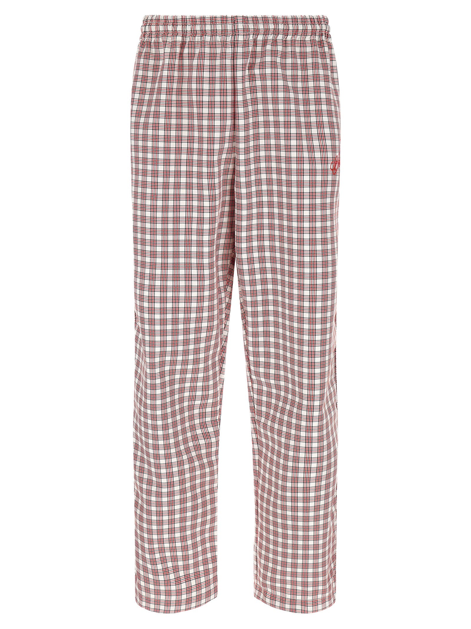 WILLY CHAVARRIA Red Polyester Casual Men's Pants