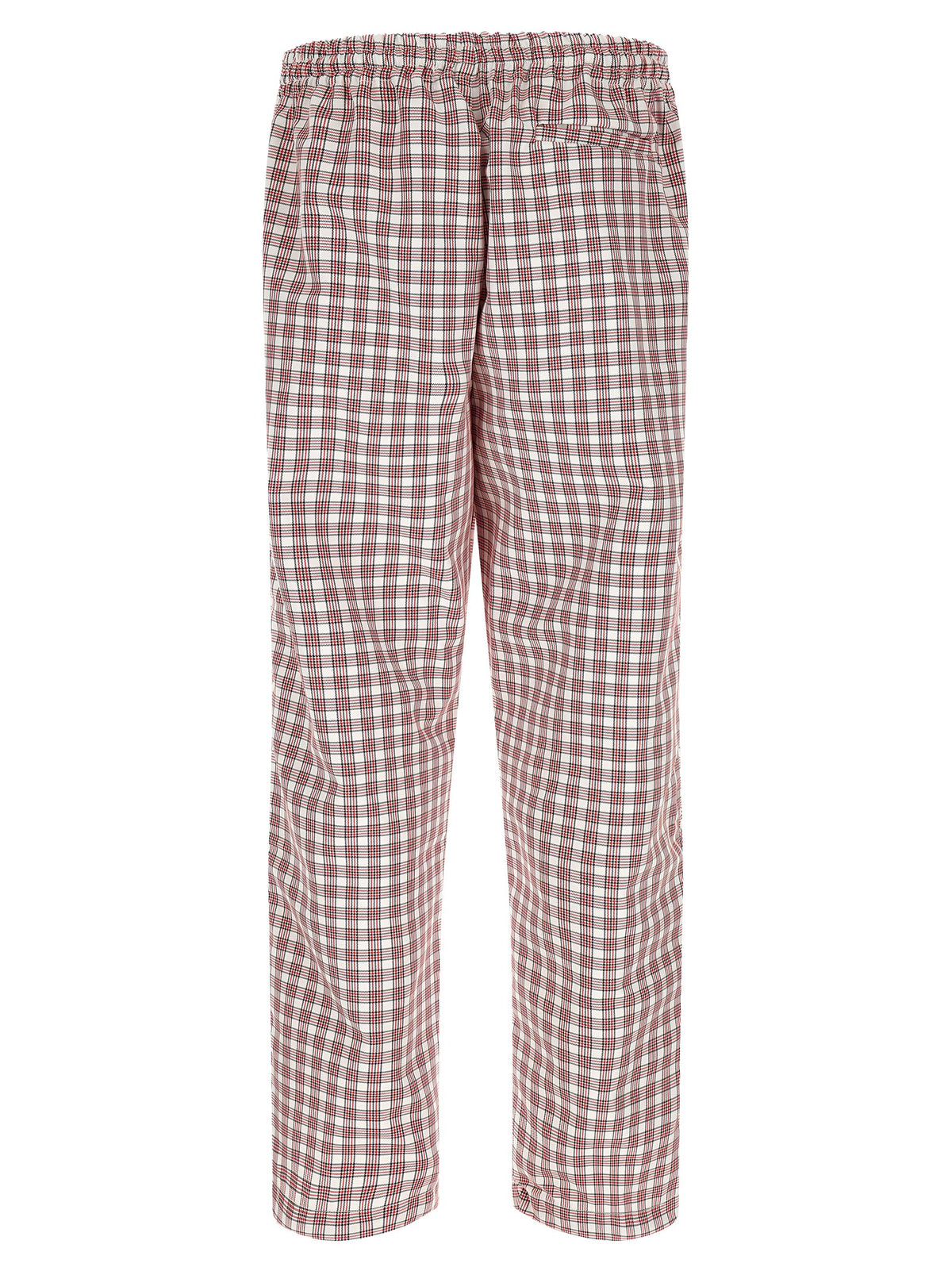 WILLY CHAVARRIA Red Polyester Casual Men's Pants