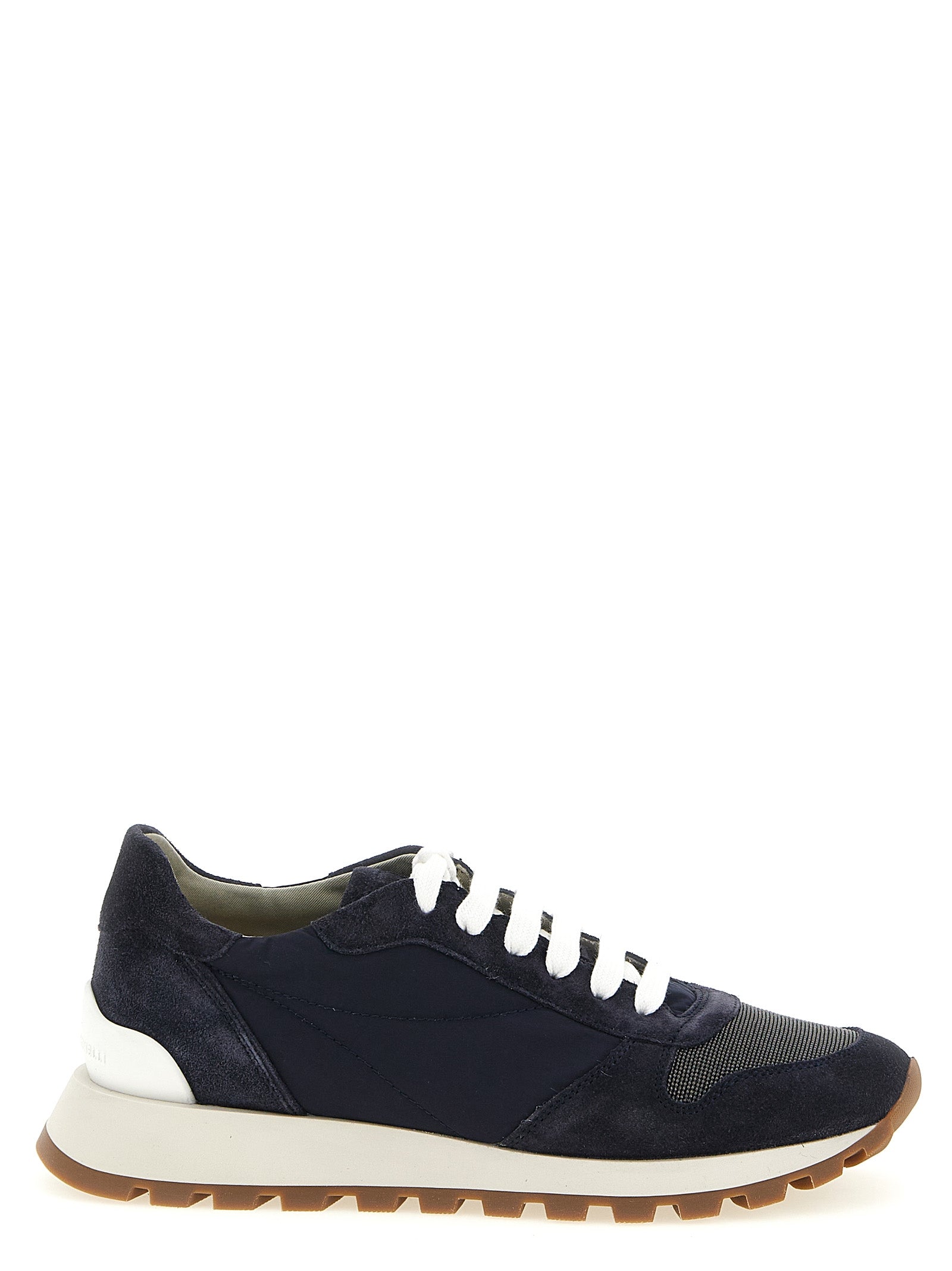 Brunello Cucinelli Blue Polyester Athletic Women's Sneakers