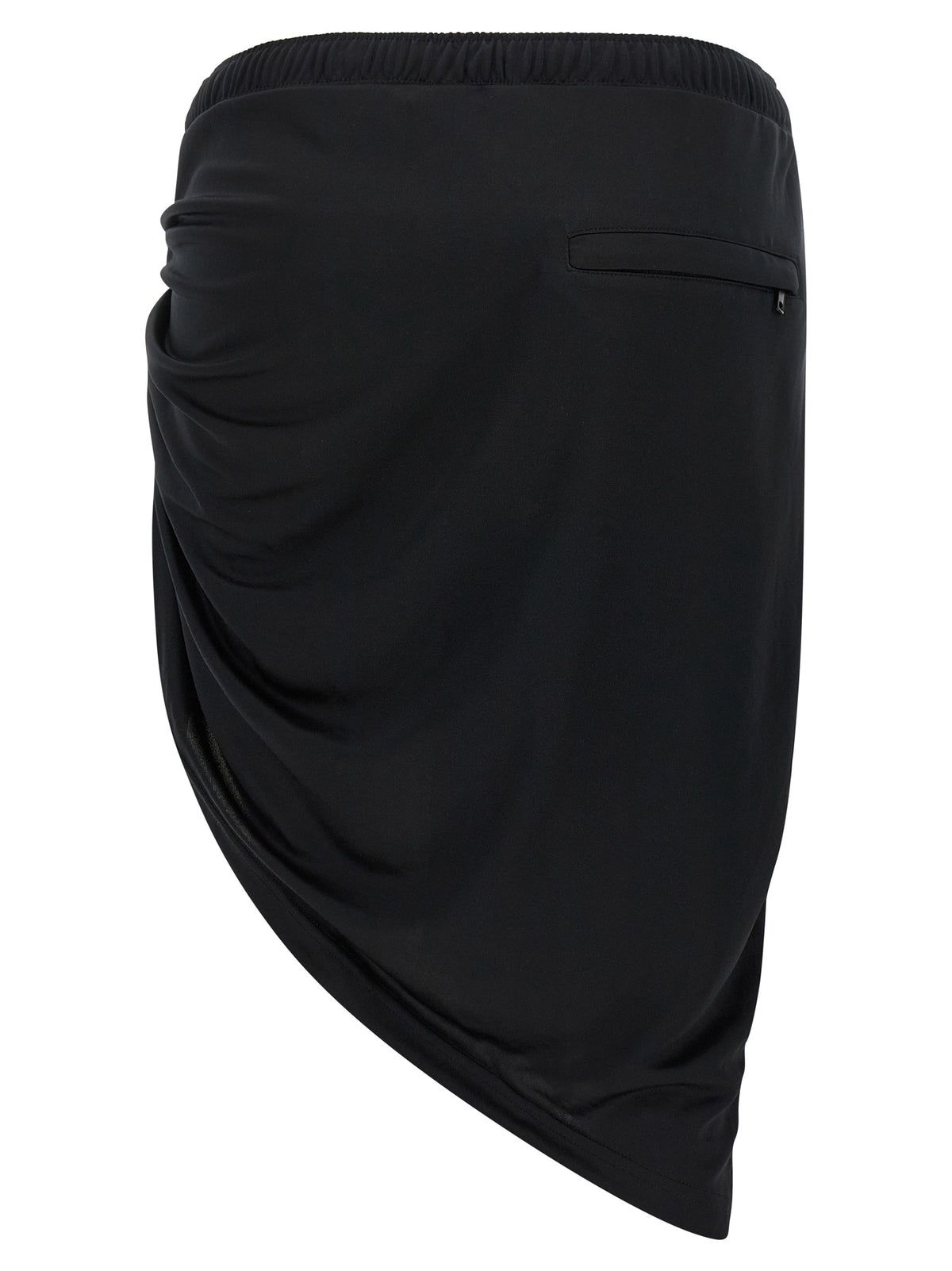 Courrèges Black Polyester Long Women's Skirt