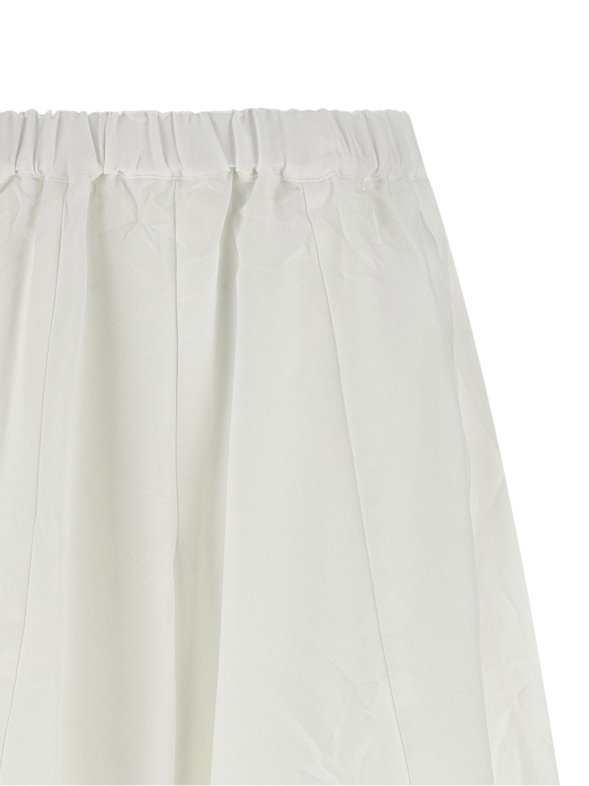 Comme Des Garçons White Polyester Casual Women's Pants