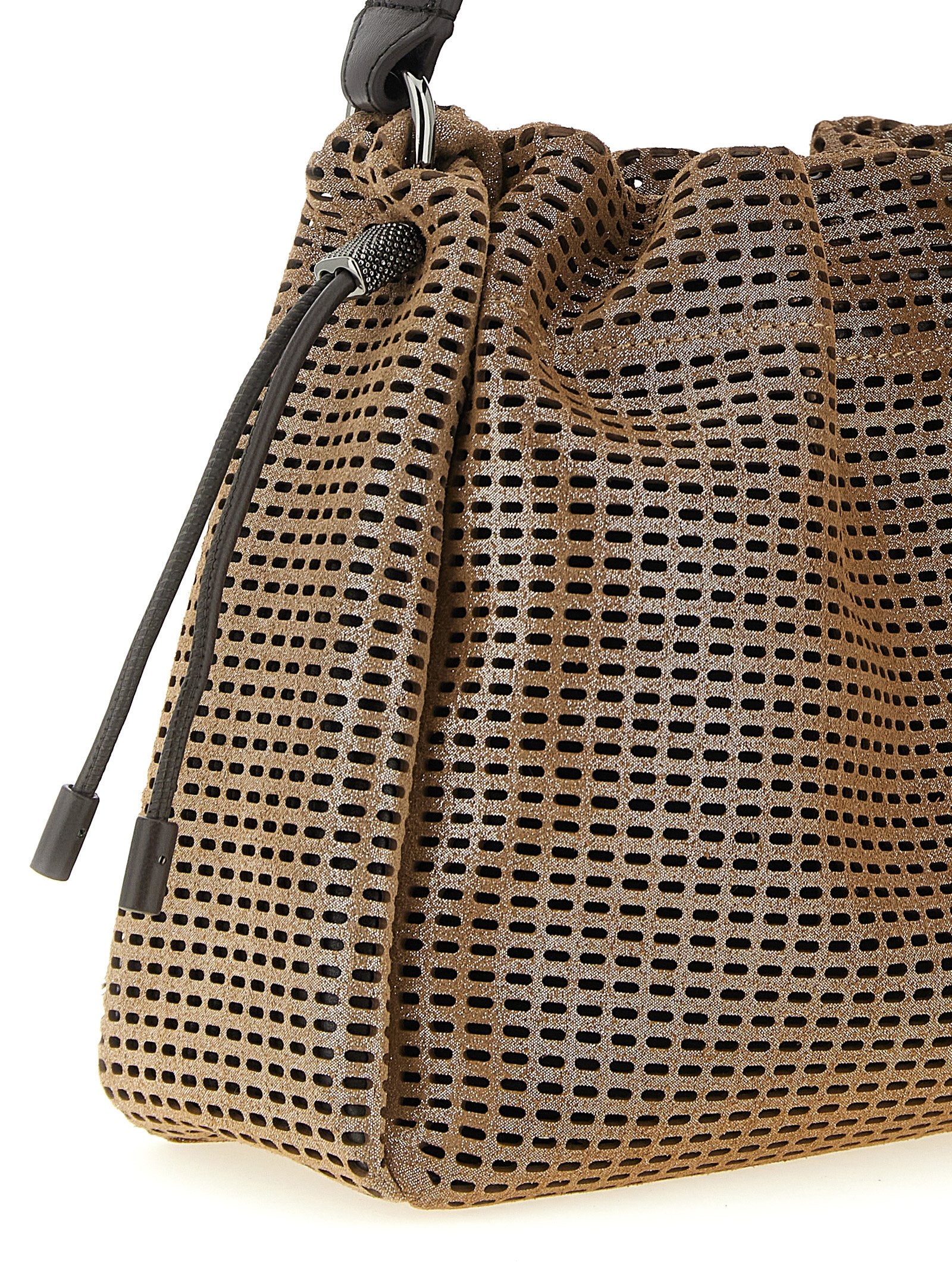 Brunello Cucinelli Brown Calfskin Women's Handbag