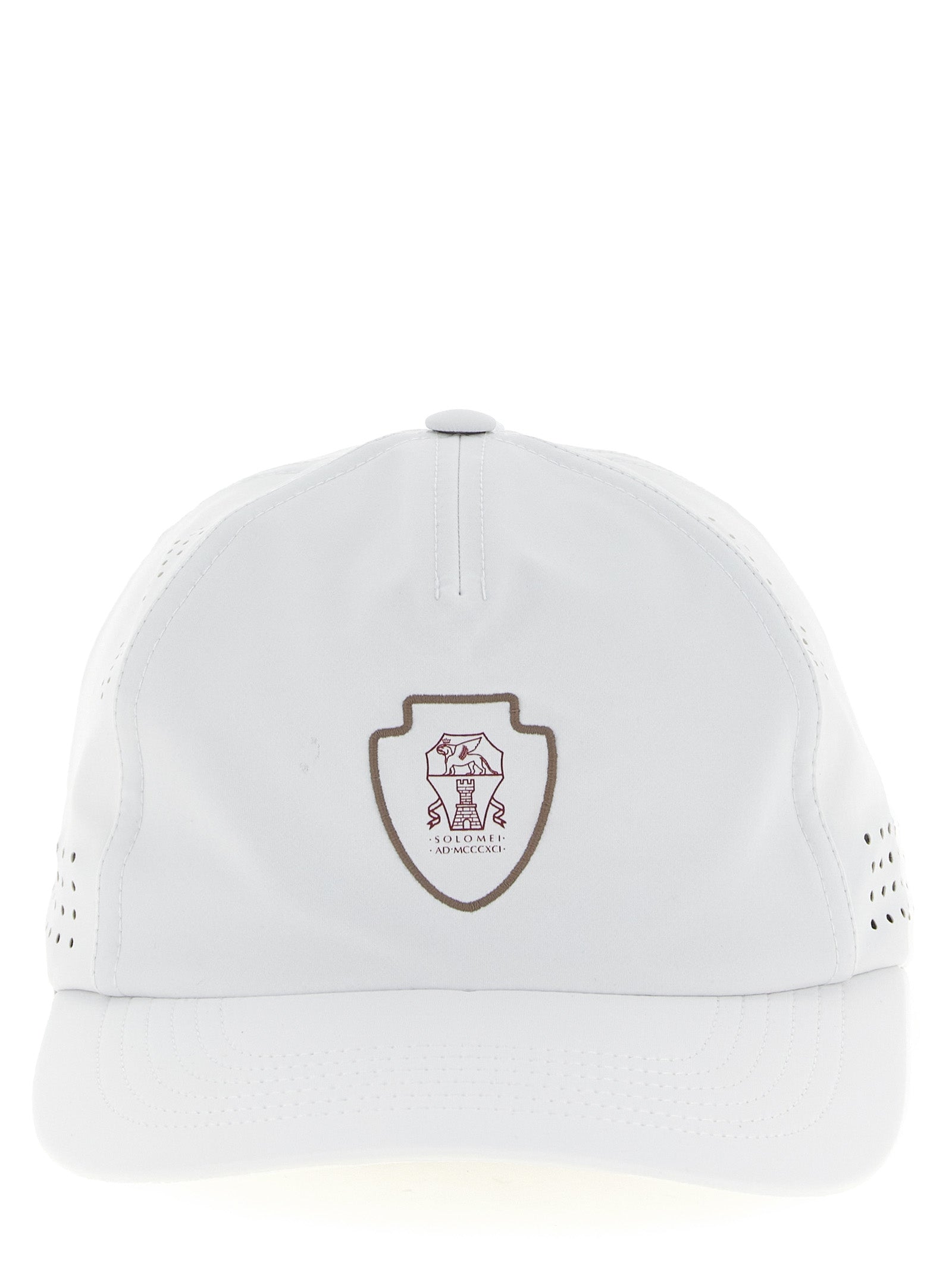Brunello Cucinelli White Nylon Cap (Baseball Men's Hat)