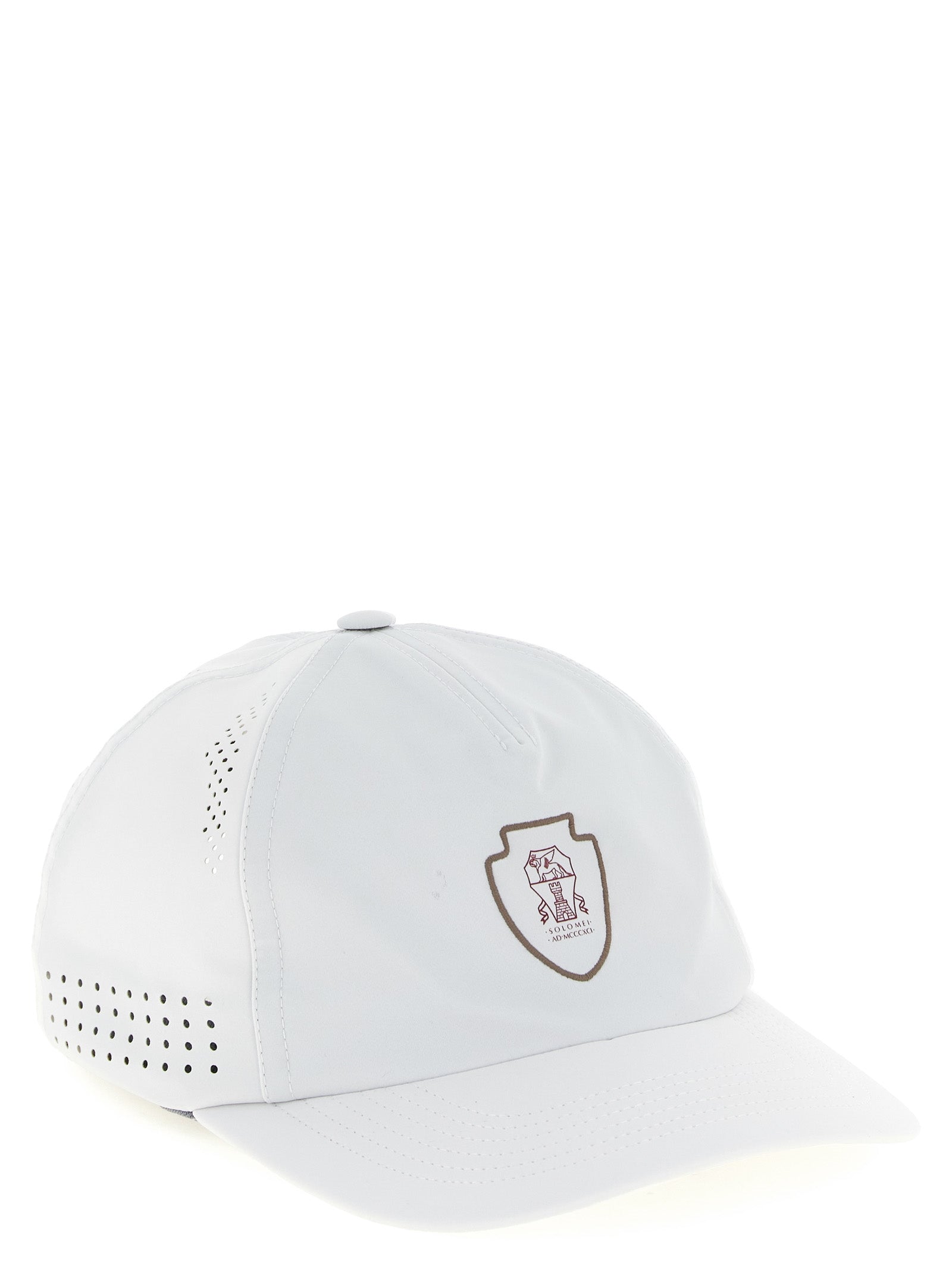 Brunello Cucinelli White Nylon Cap (Baseball Men's Hat)