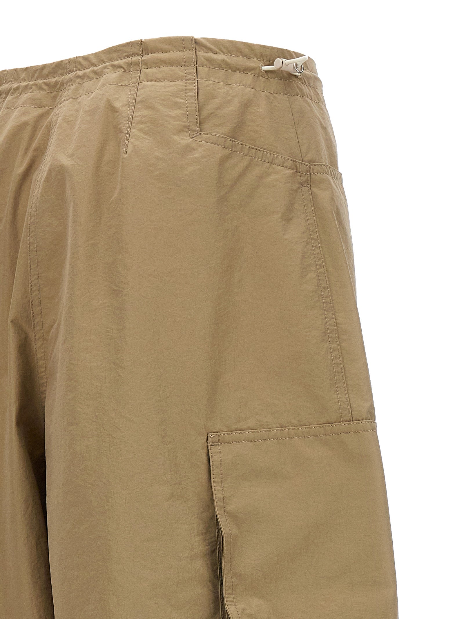 Palm Angels Beige Polyamide Casual Women's Pants