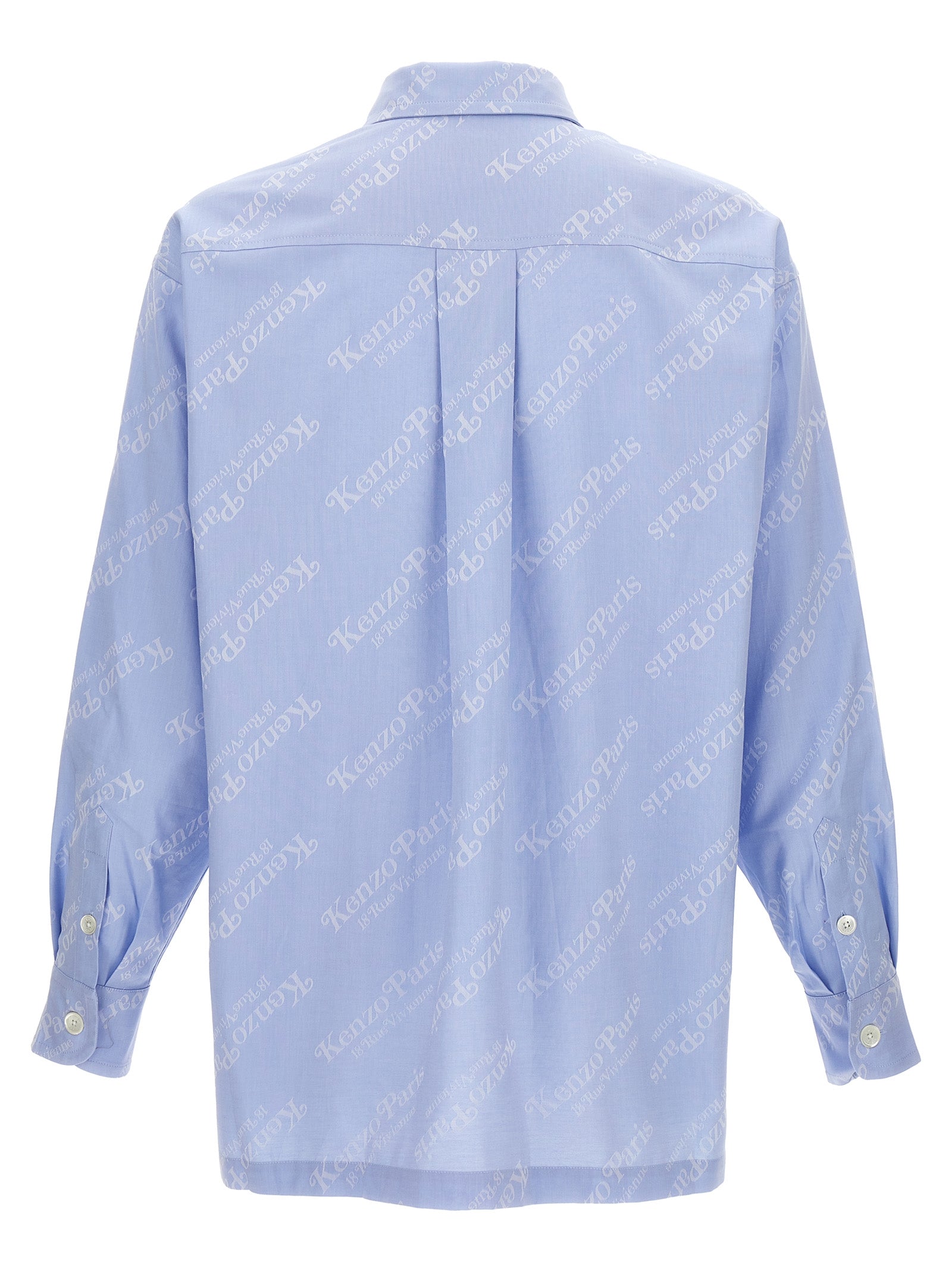 Kenzo Blue Cotton Men's Blouse
