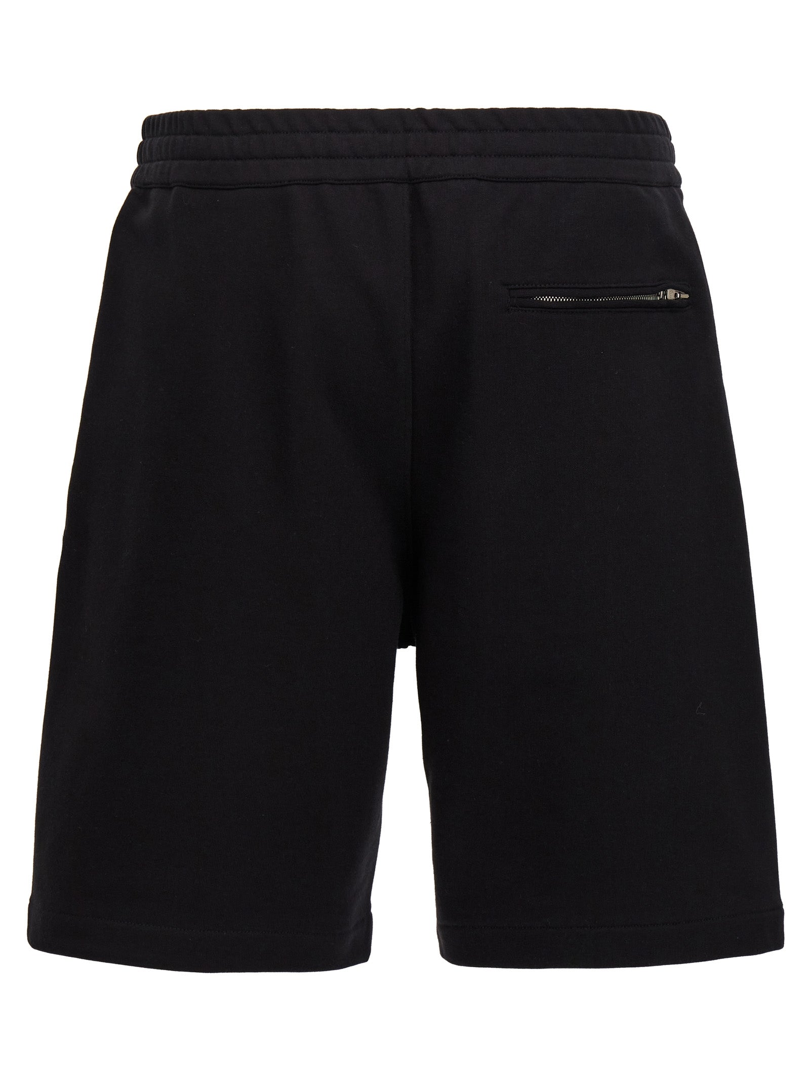 Alexander McQueen Black Cotton Bermuda Men's Shorts