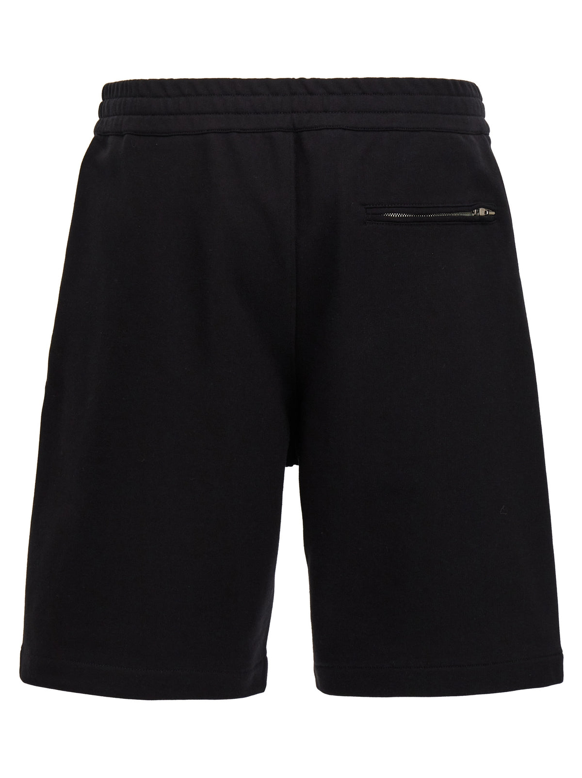 Alexander McQueen Black Cotton Bermuda Men's Shorts