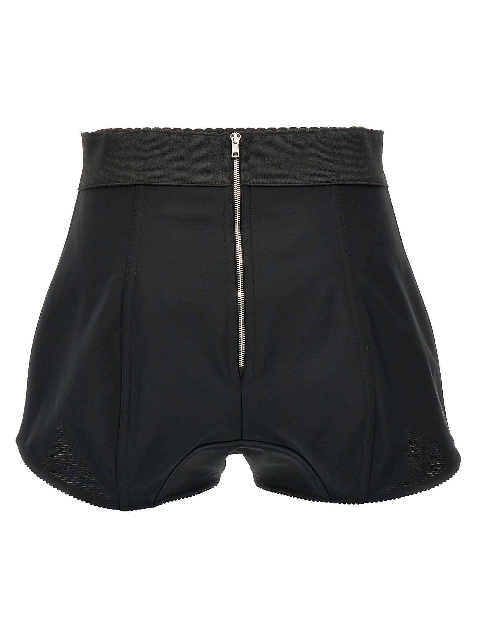 Dolce & Gabbana Black Polyamide Bermuda Women's Shorts