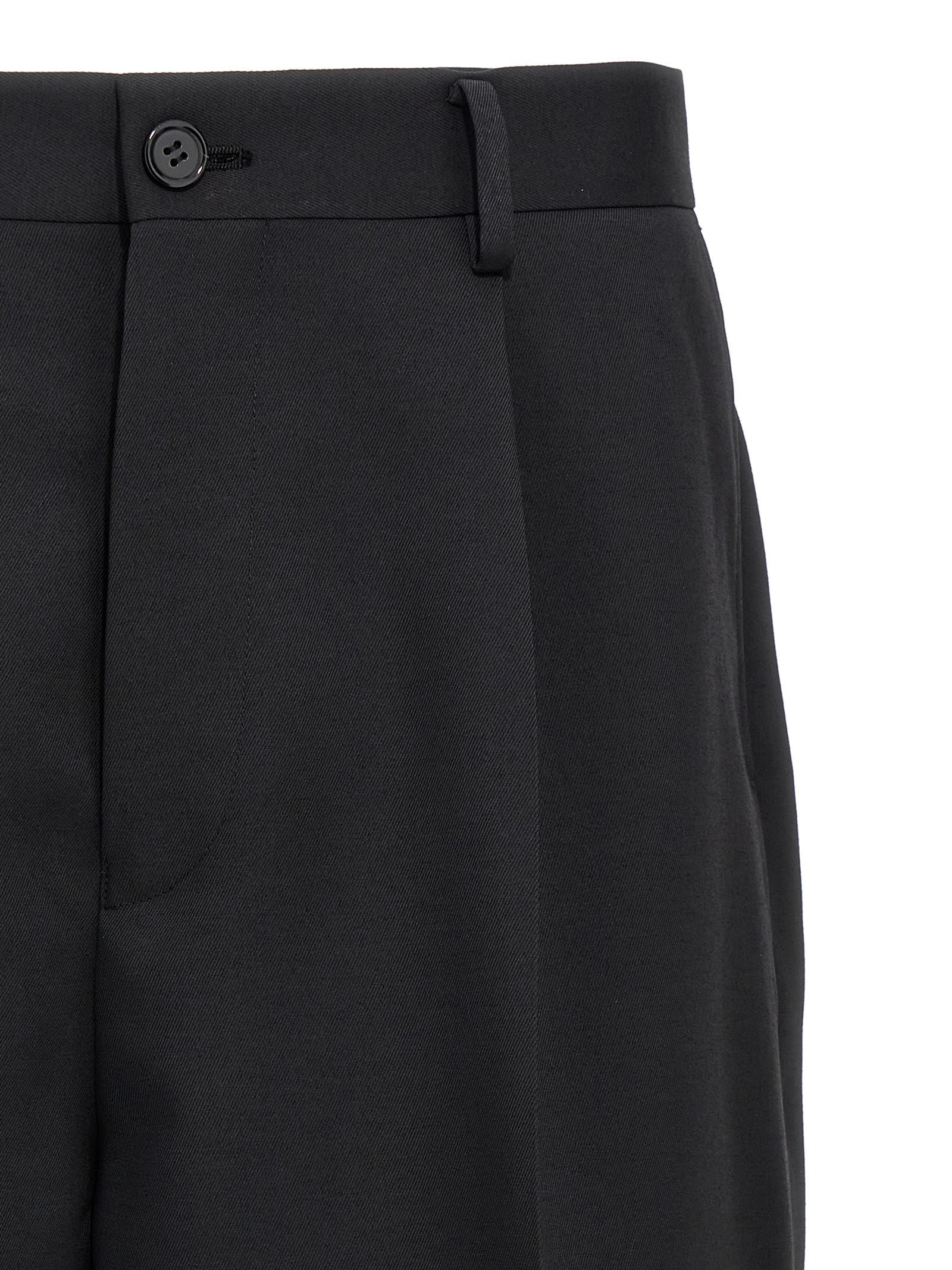 Undercover Black Polyester Bermuda Men's Shorts