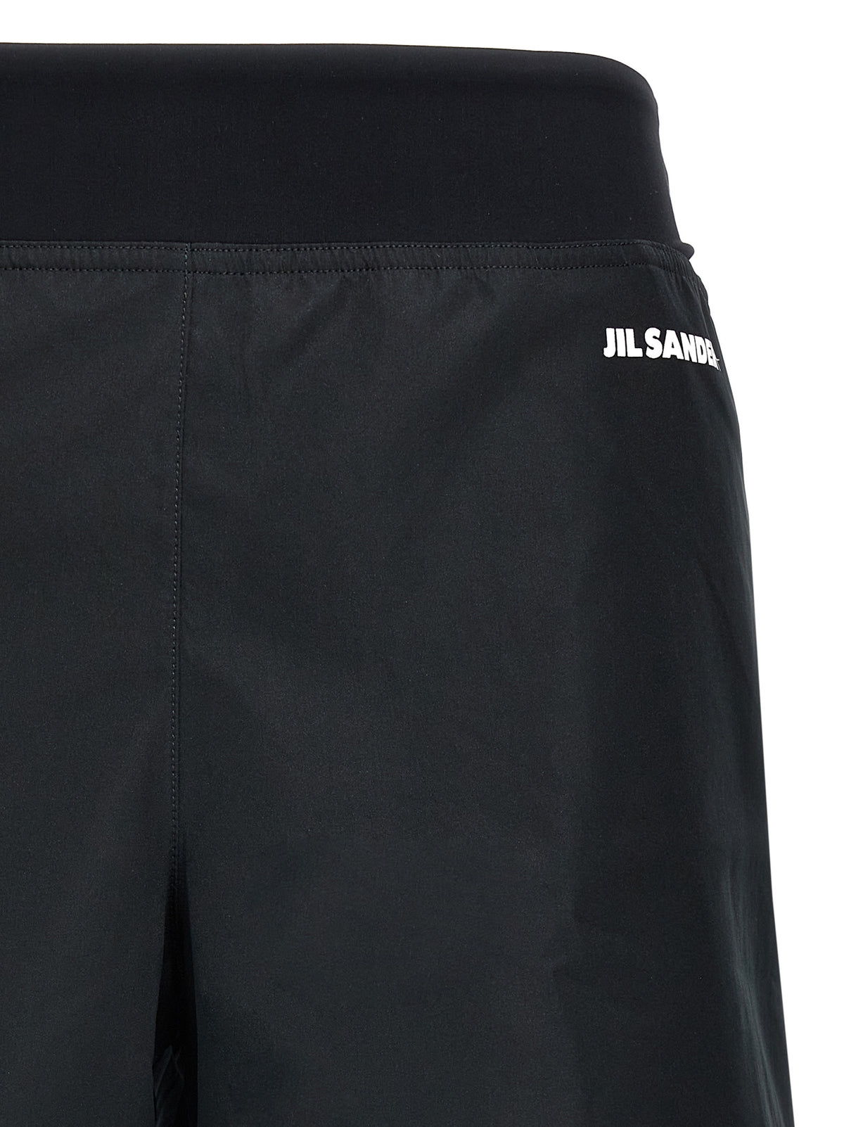 Jil Sander Black Polyester Bermuda Women's Shorts