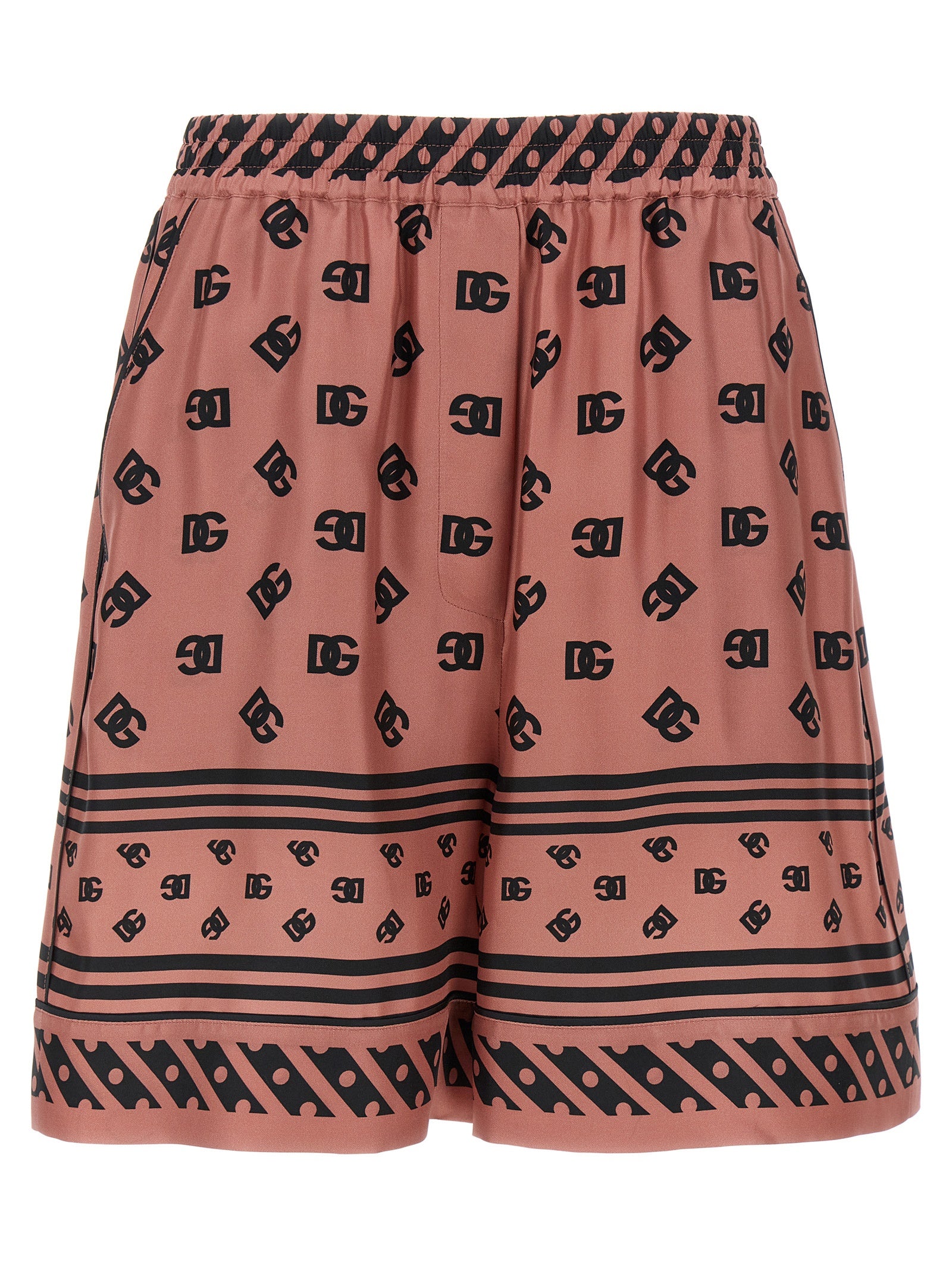 Dolce & Gabbana Multicolor Silk Bermuda Women's Shorts