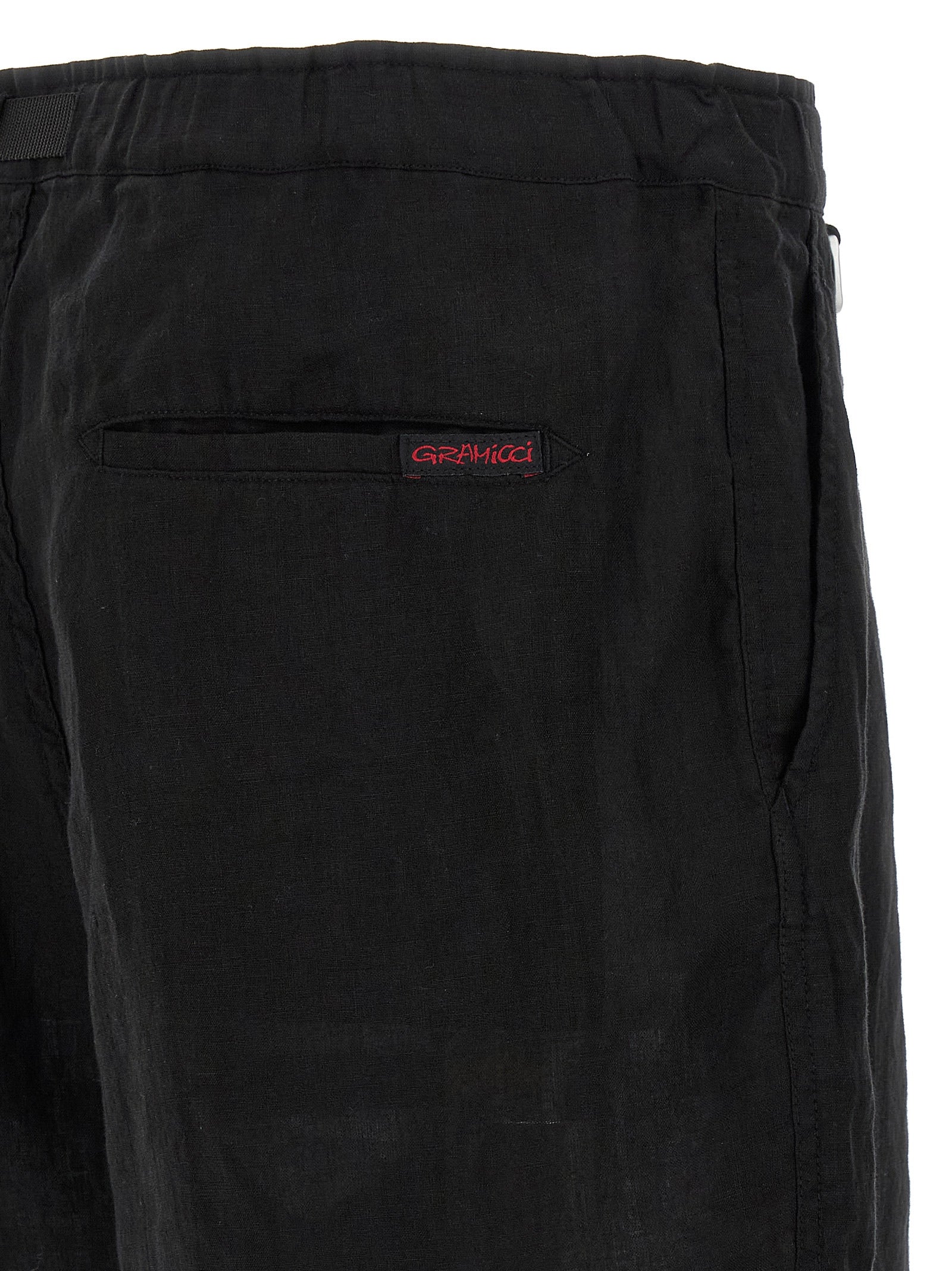 Undercover Black Linen Bermuda Men's Shorts