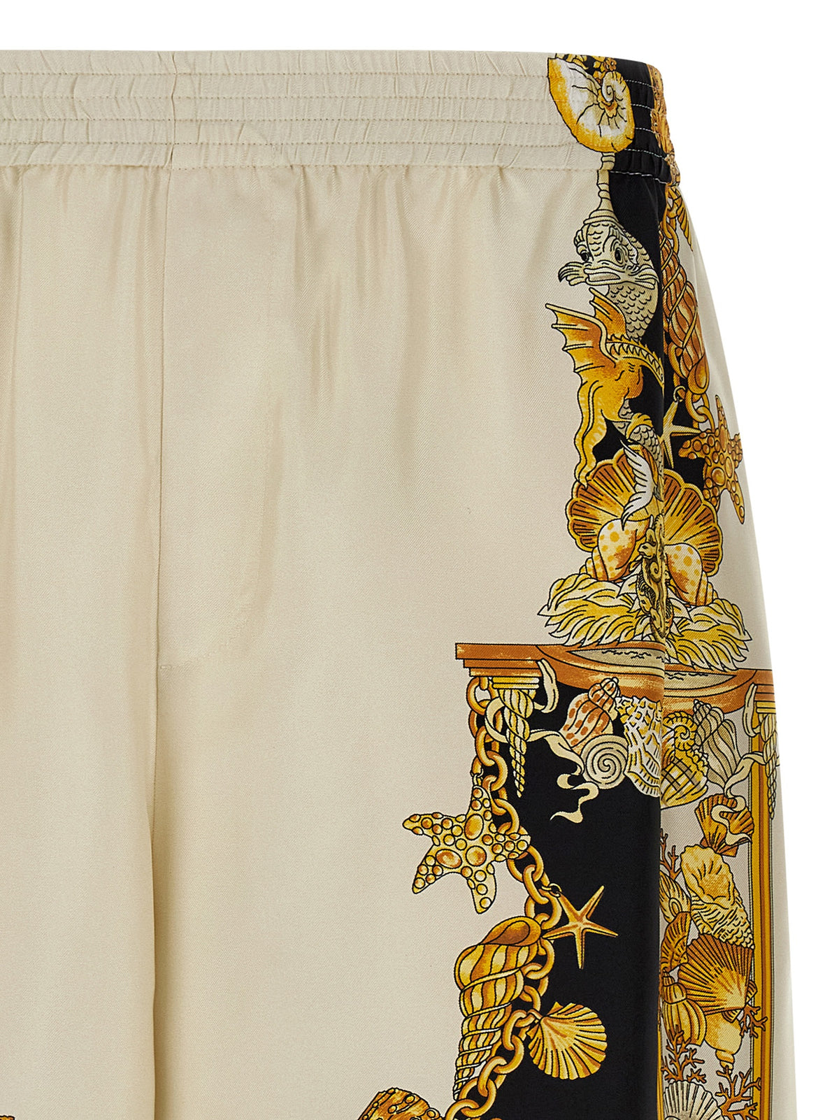 Versace Multicolor Silk Bermuda Men's Shorts