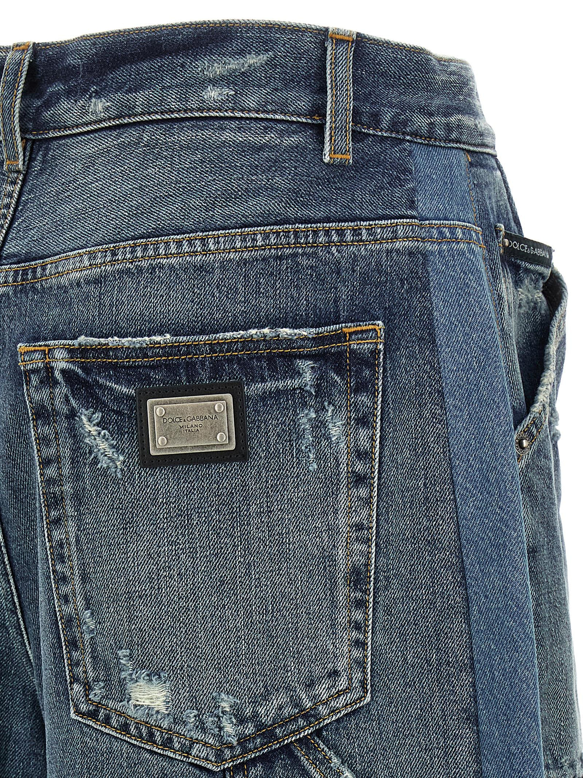 Dolce & Gabbana Blue Cotton Bermuda Women's Shorts