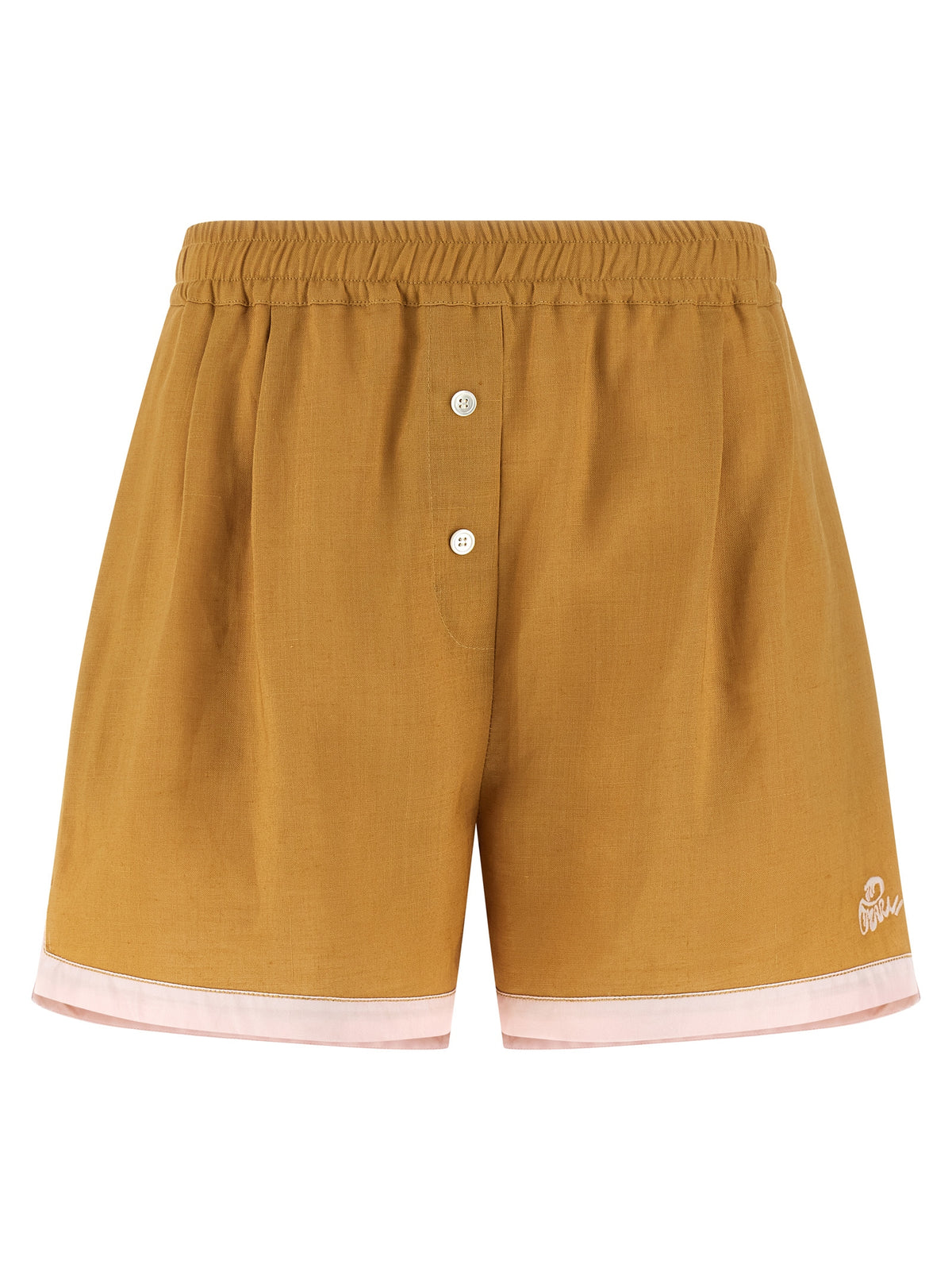 Marni Multicolor Calfskin Bermuda Women's Shorts