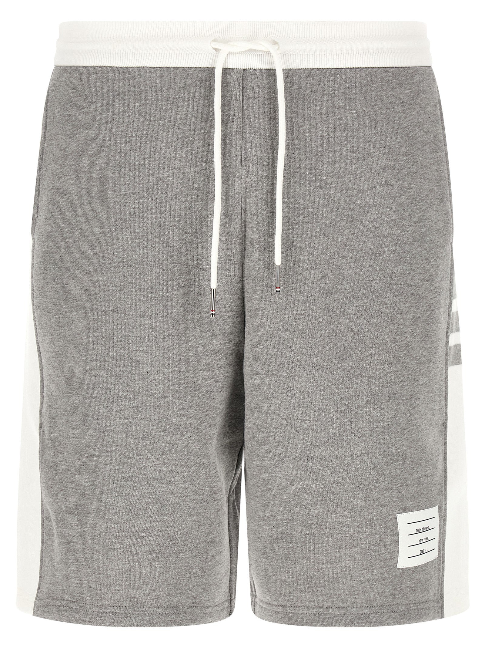 Thom Browne Gray Cotton Bermuda Men's Shorts