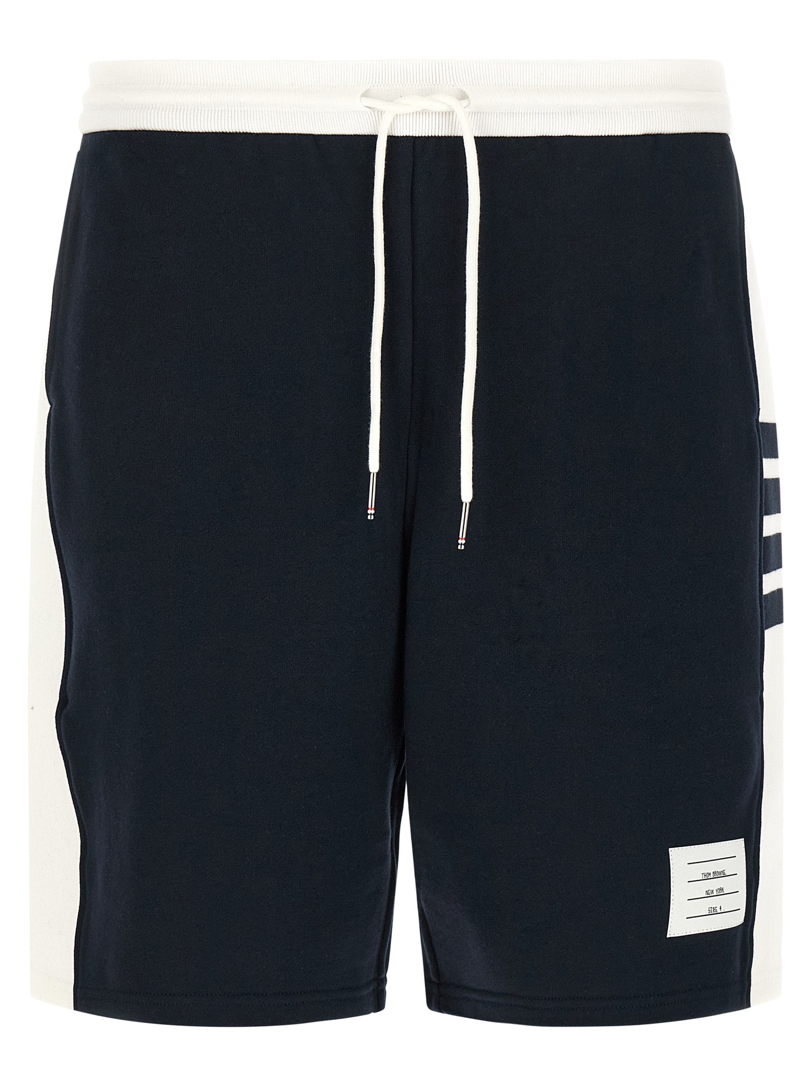 Thom Browne Blue Cotton Bermuda Men's Shorts