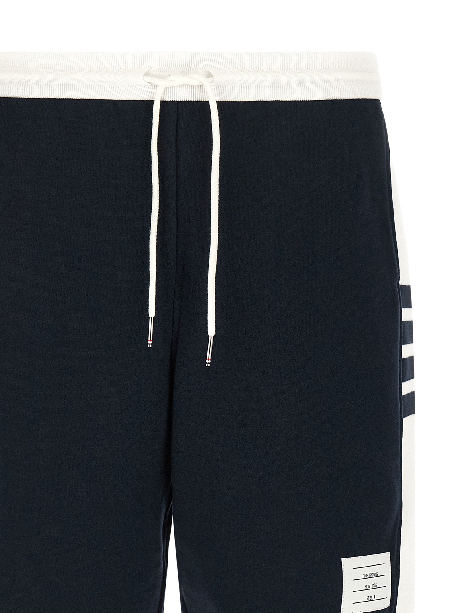 Thom Browne Blue Cotton Bermuda Men's Shorts