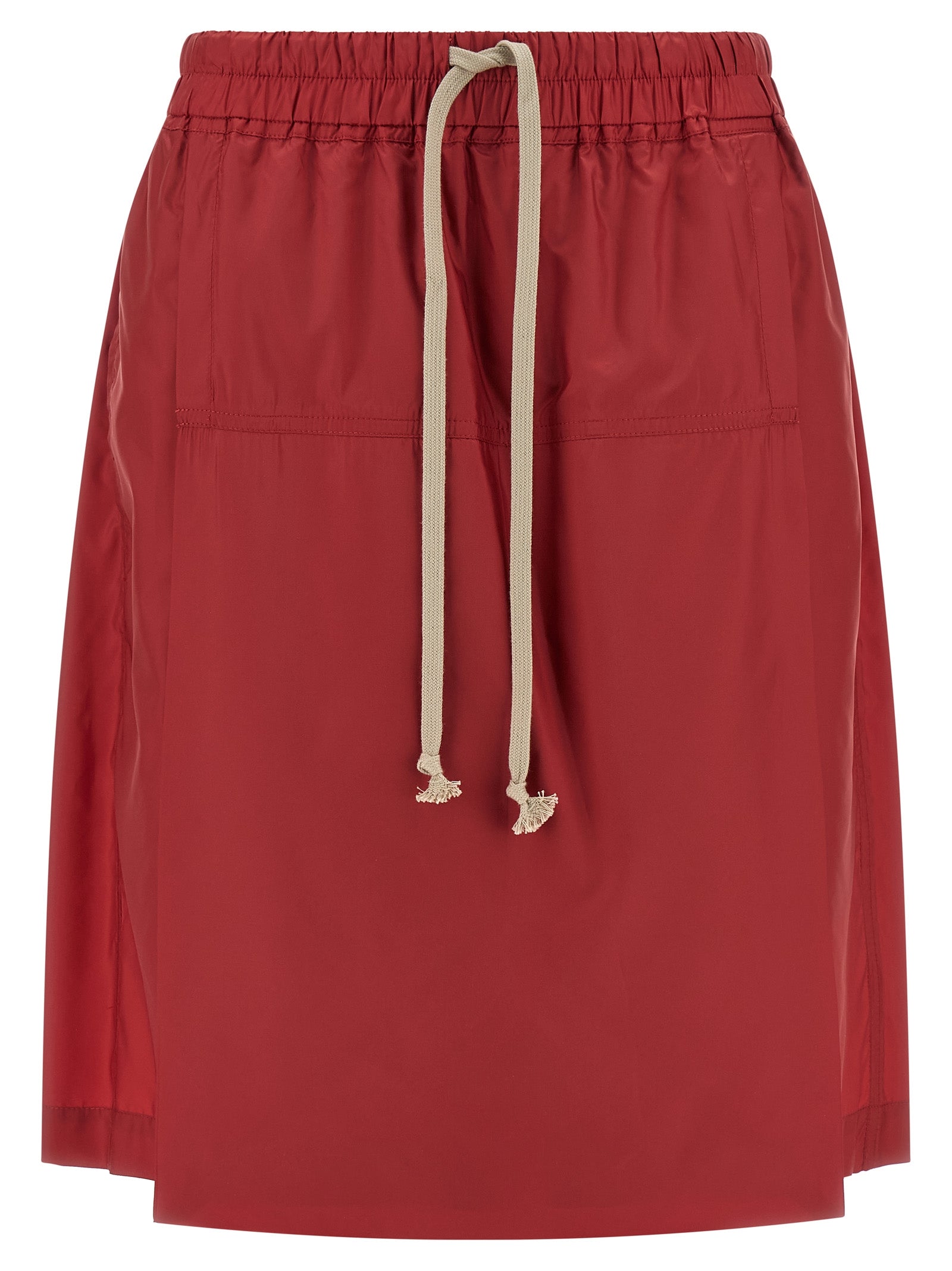 Rick Owens Red Polyester Bermuda Women's Shorts