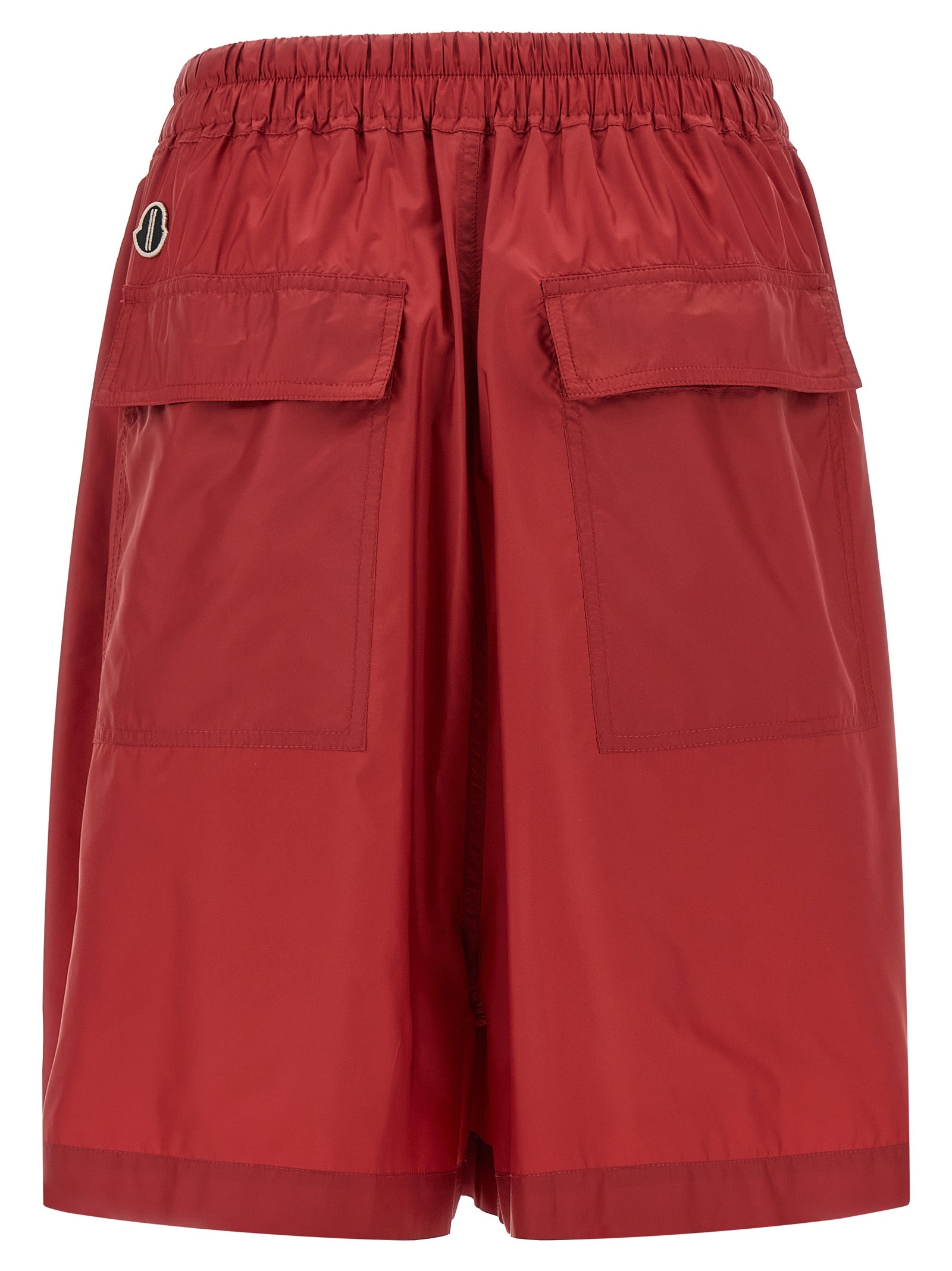 Rick Owens Red Polyester Bermuda Women's Shorts