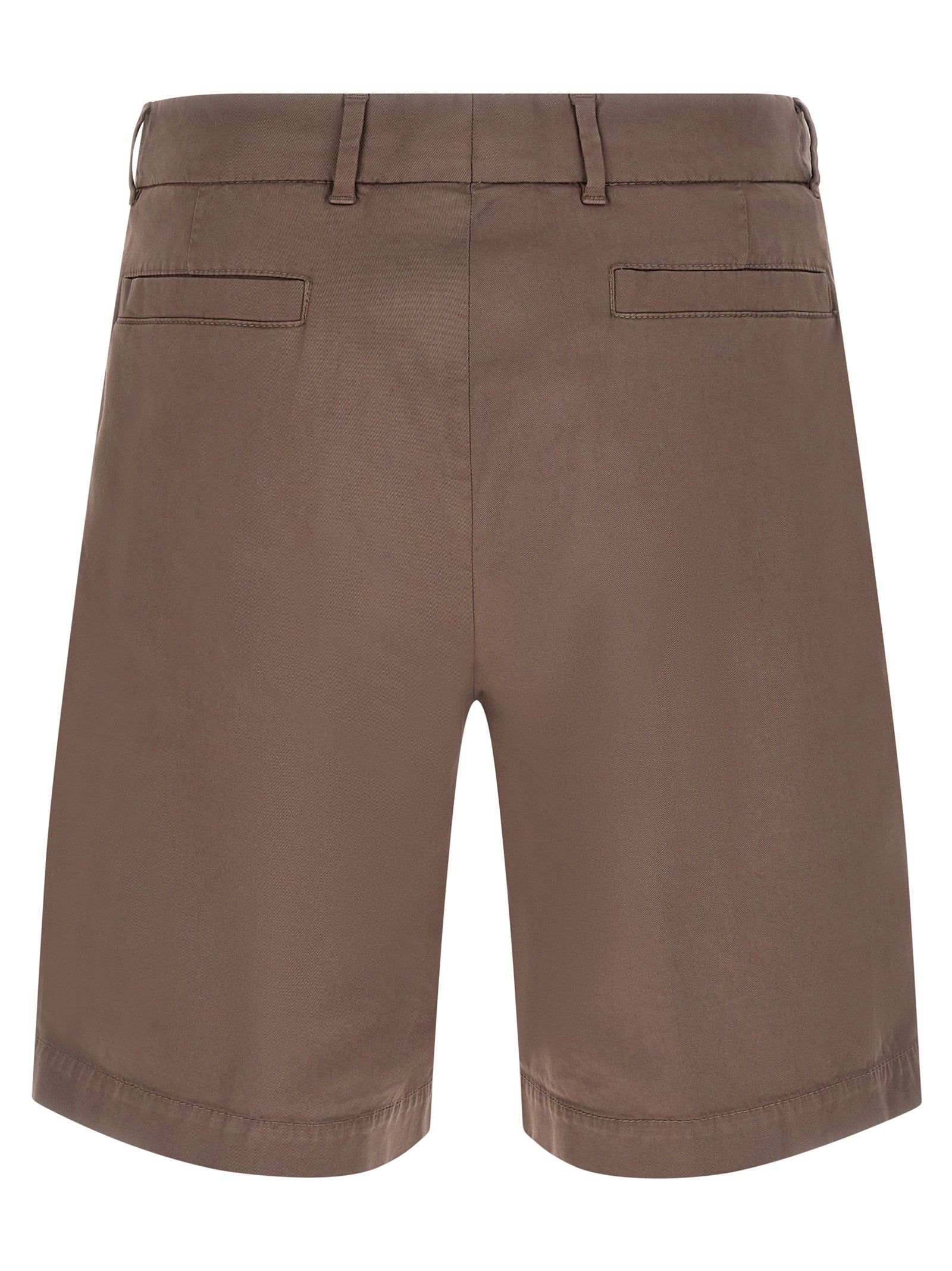 Brunello Cucinelli Brown Cotton Bermuda Men's Shorts
