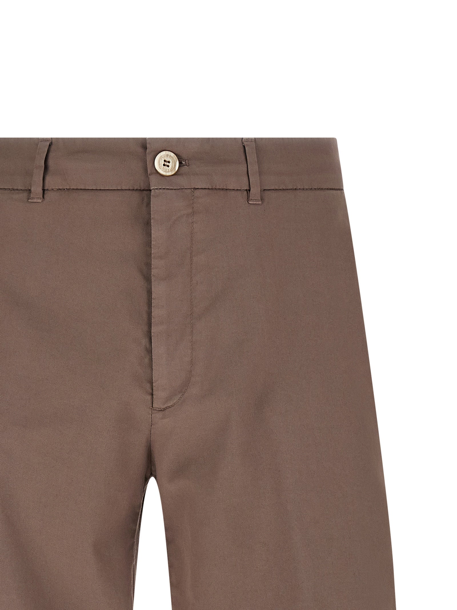Brunello Cucinelli Brown Cotton Bermuda Men's Shorts