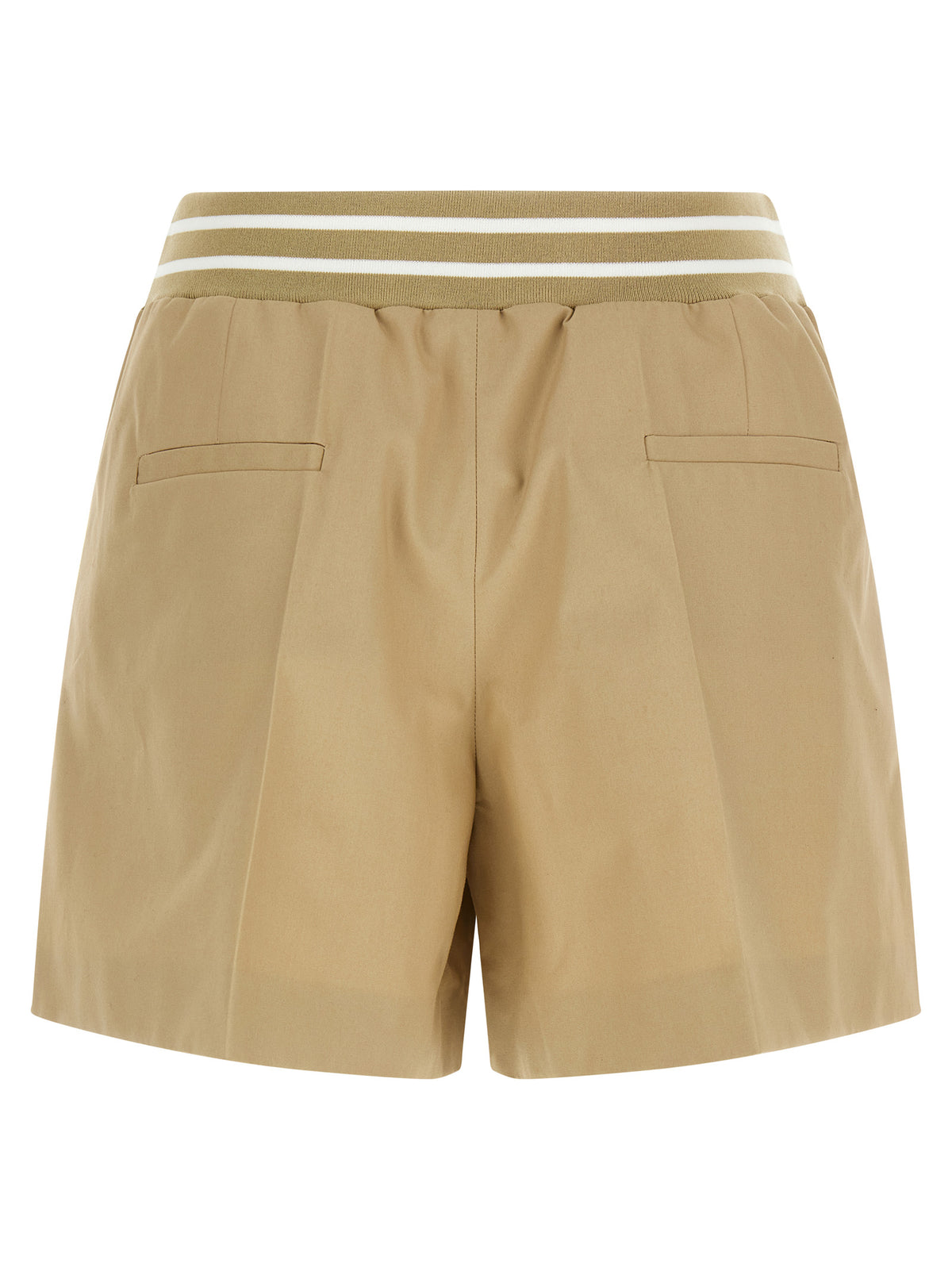 Moschino Beige Cotton Bermuda Women's Shorts