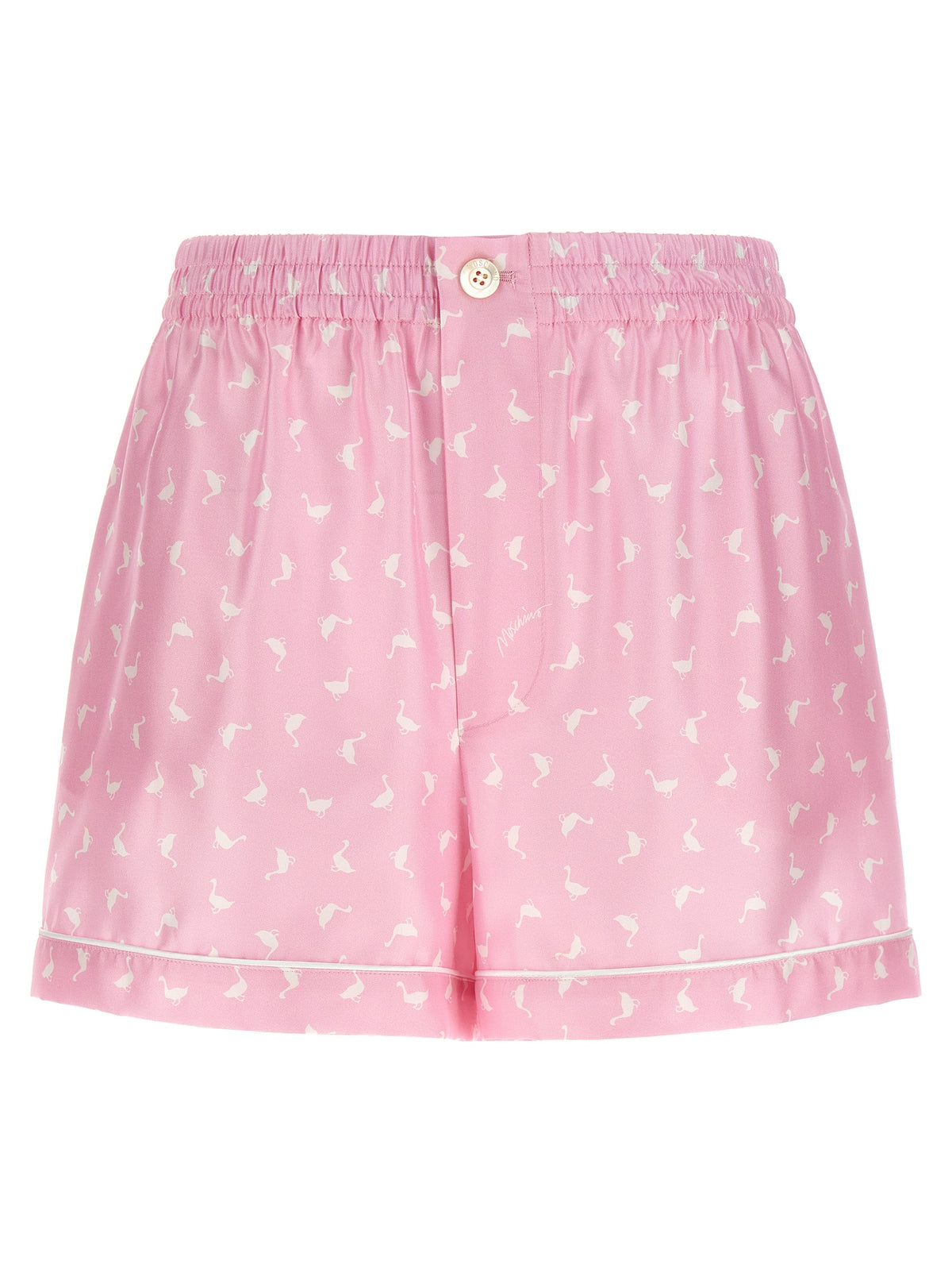 Moschino Multicolor Silk Bermuda Women's Shorts