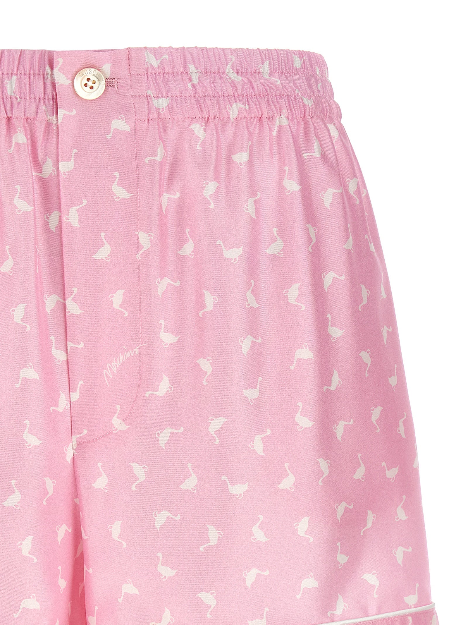 Moschino Multicolor Silk Bermuda Women's Shorts