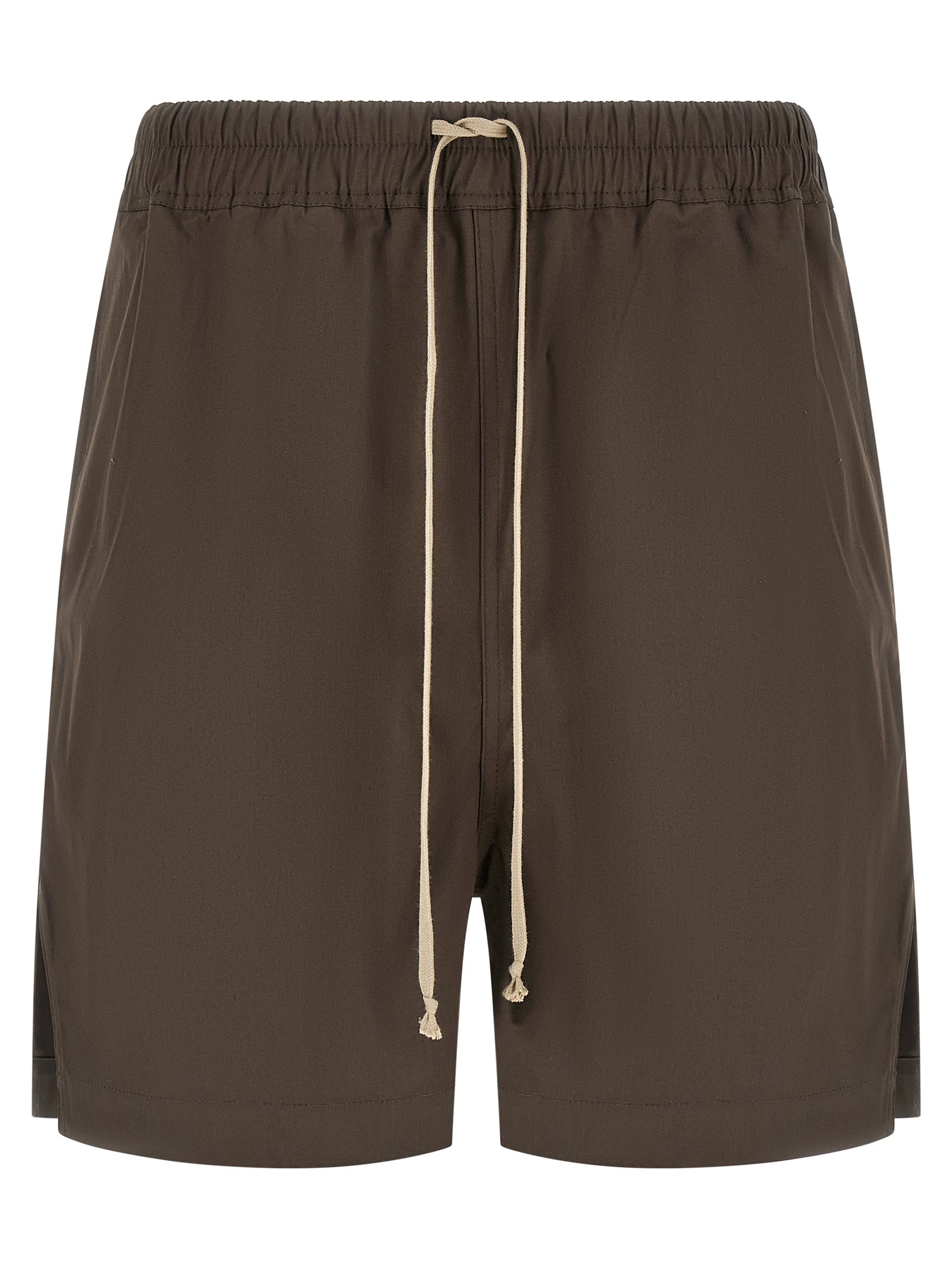 Rick Owens Brown Cotton Bermuda Men's Shorts