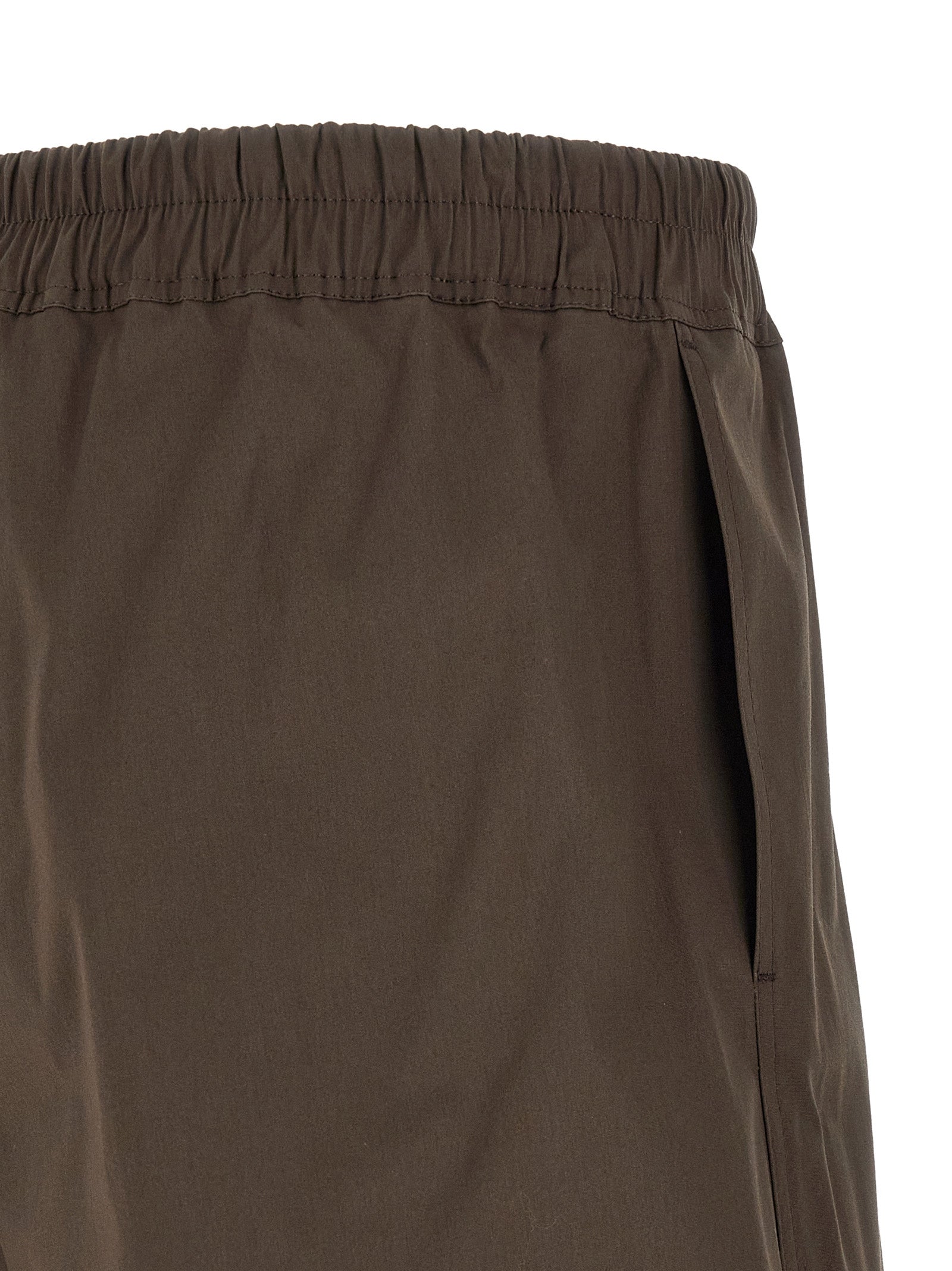 Rick Owens Brown Cotton Bermuda Men's Shorts