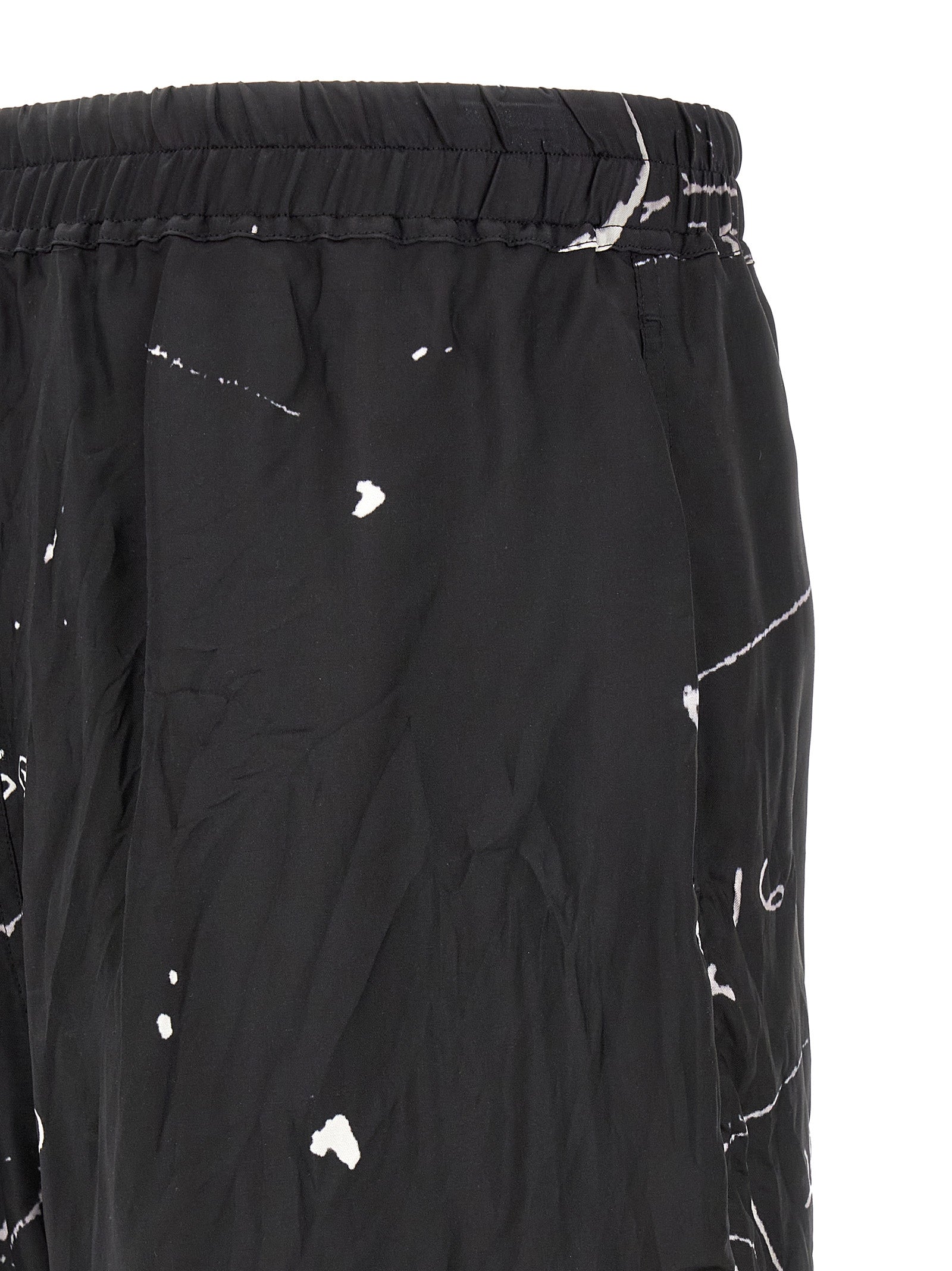 Rick Owens Bicolor Viscose Bermuda Men's Shorts