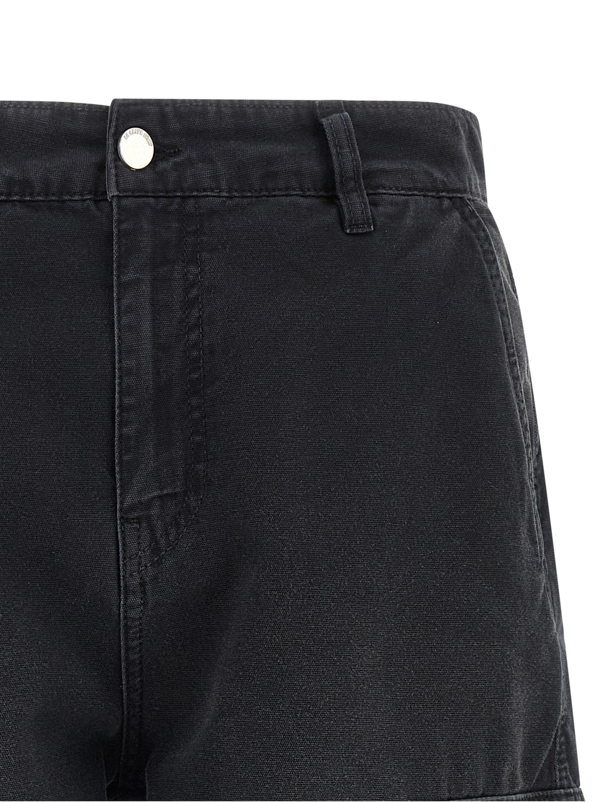 44 Label Group Black Cotton Bermuda Men's Shorts