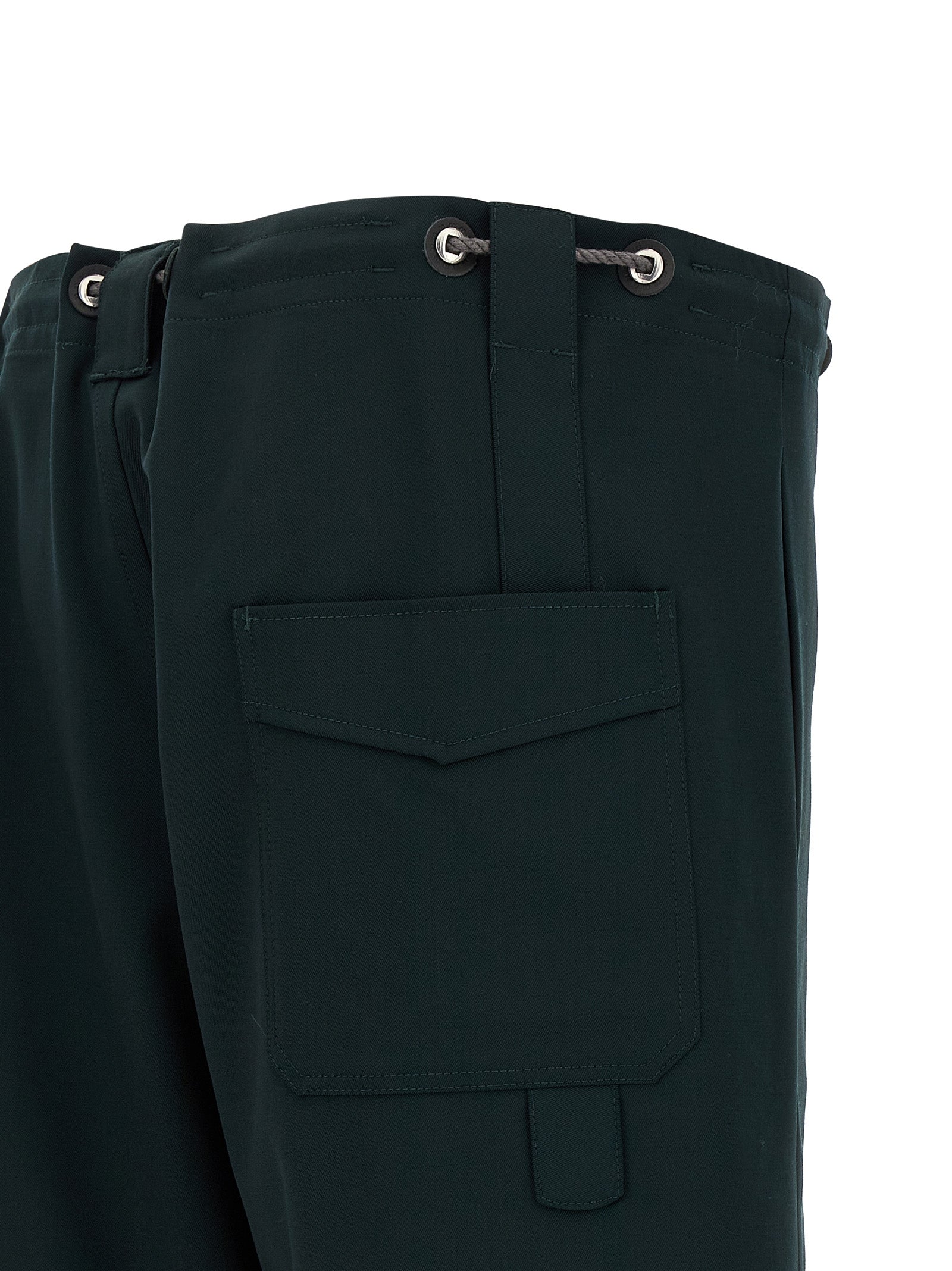 Kiko Kostadinov Bicolor Virgin Wool Bermuda Men's Shorts