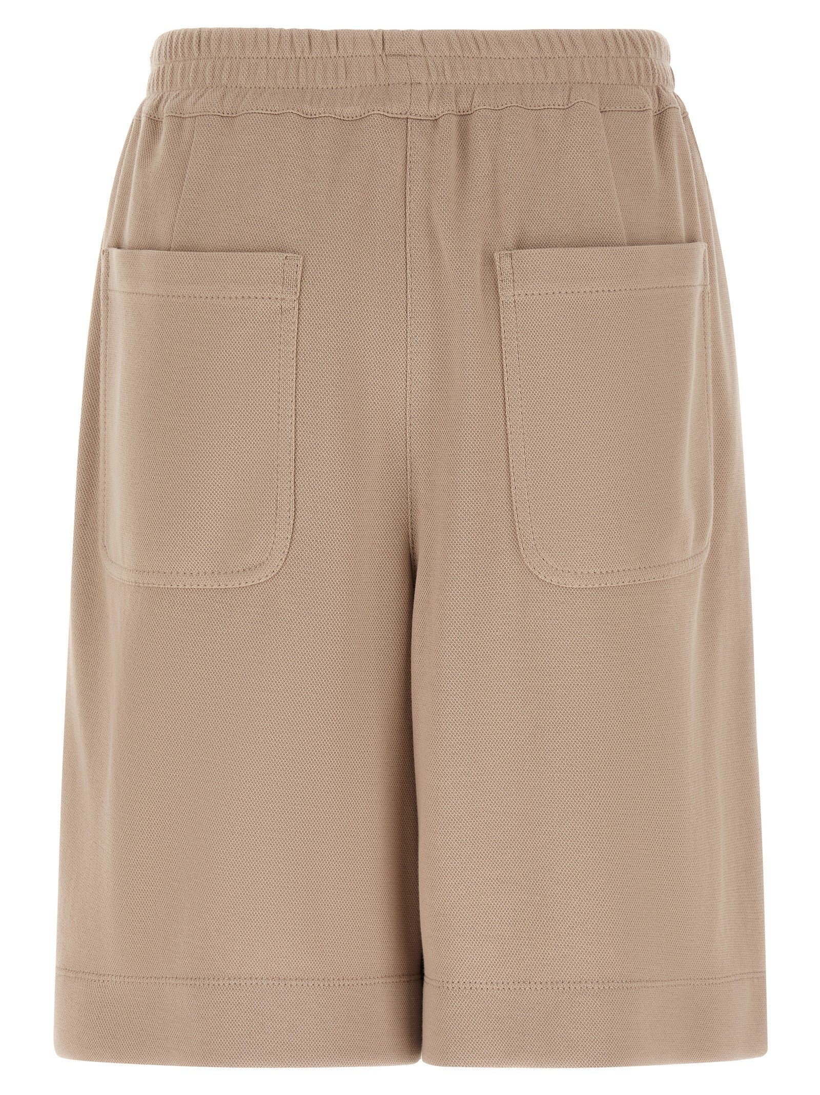 Brunello Cucinelli Brown Cotton Bermuda Women's Shorts