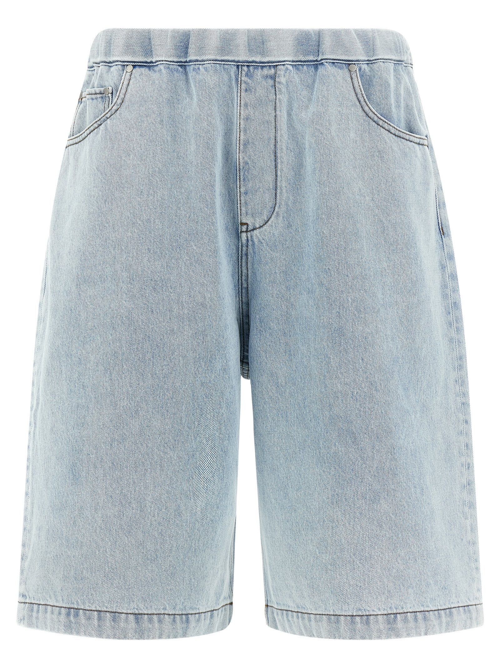 Entire Studios Blue Cotton Bermuda Men's Shorts