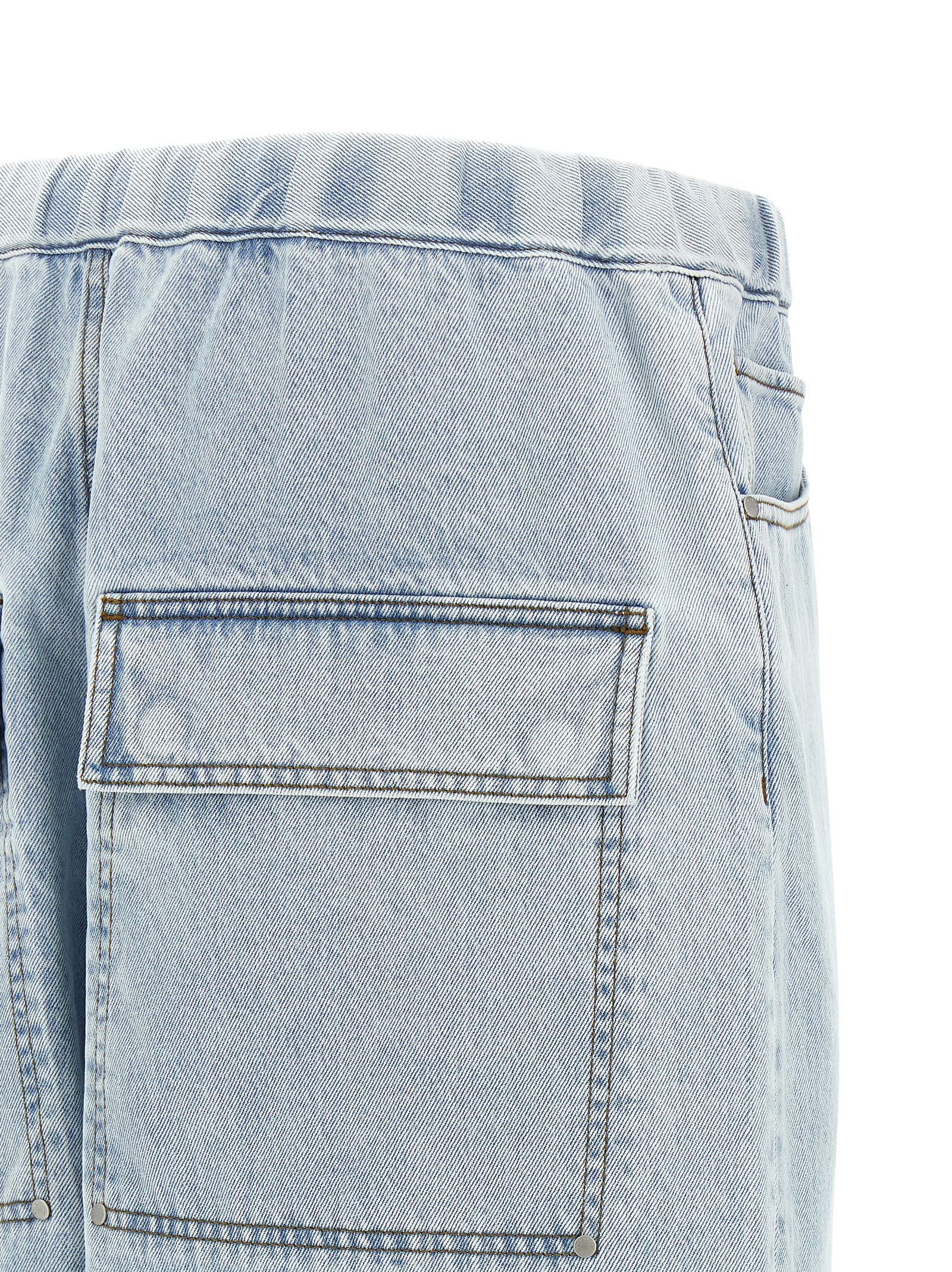 Entire Studios Blue Cotton Bermuda Men's Shorts