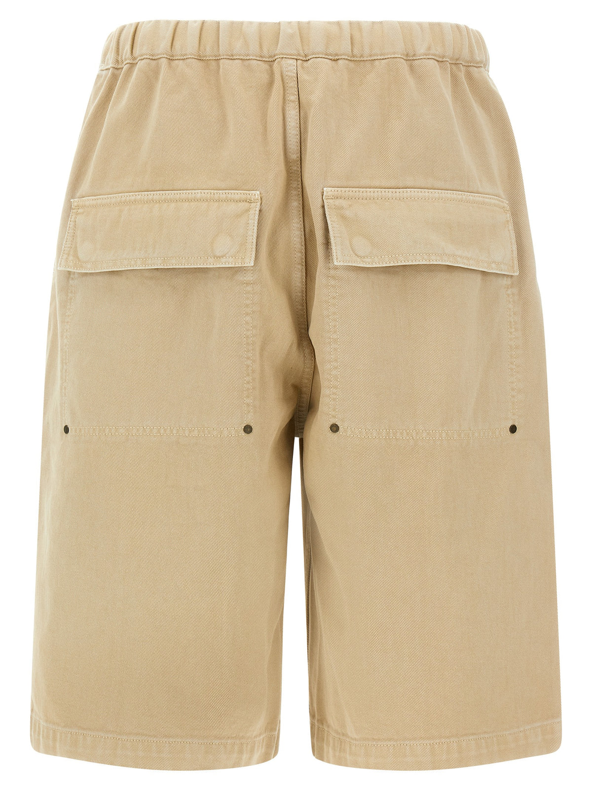 Entire Studios Beige Cotton Bermuda Men's Shorts
