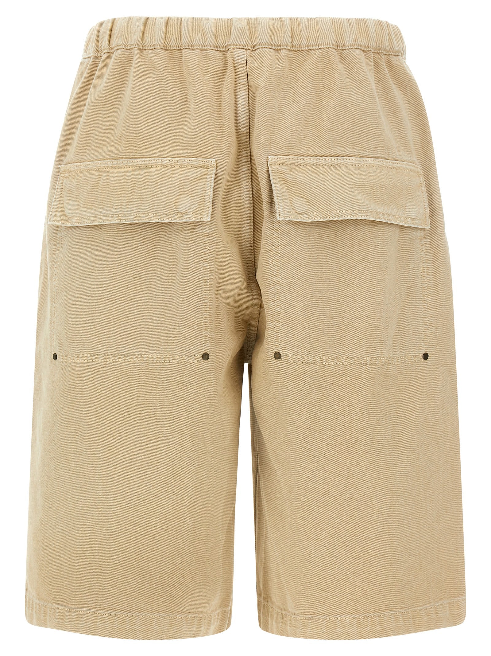 Entire Studios Beige Cotton Bermuda Men's Shorts