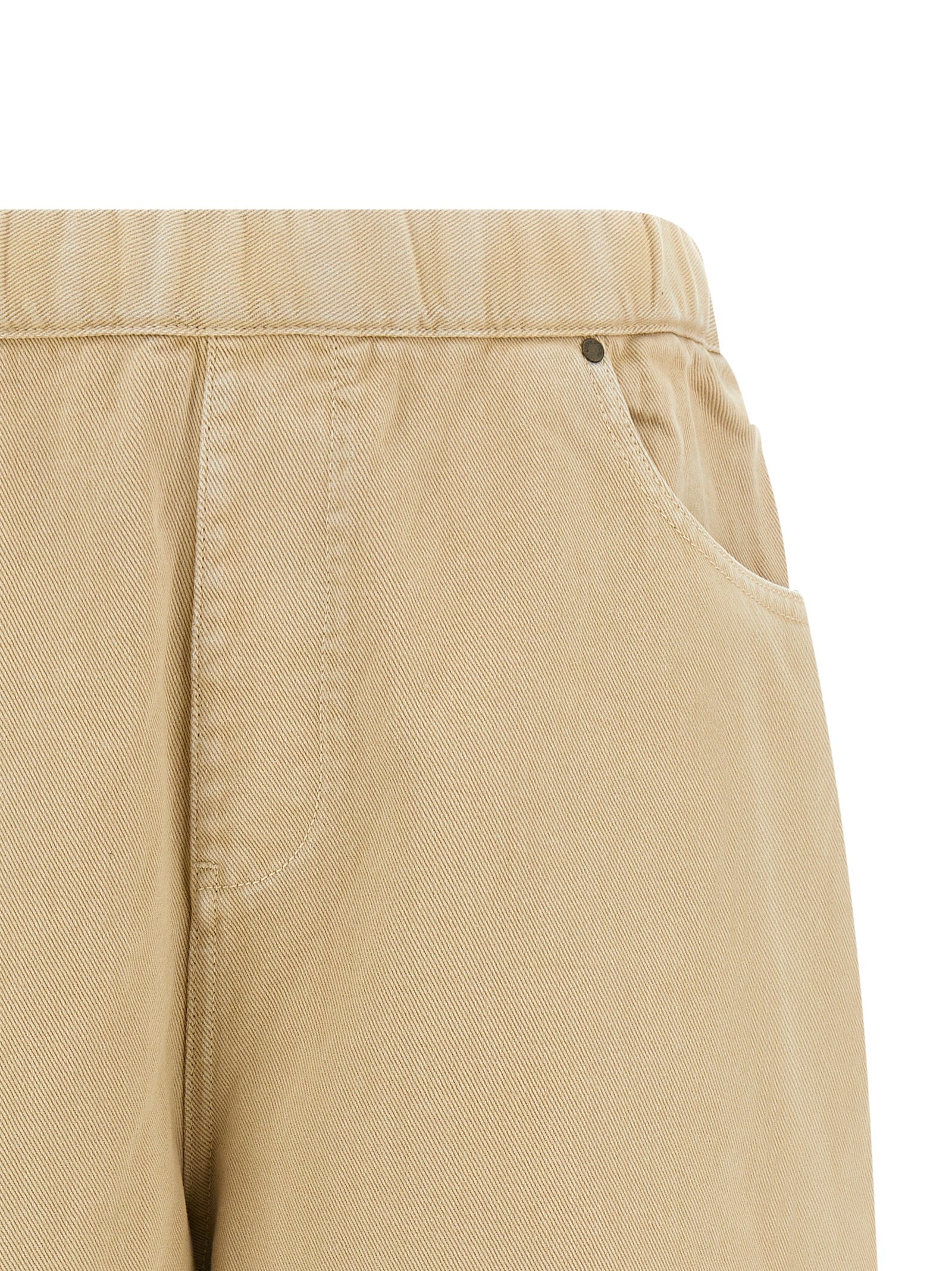 Entire Studios Beige Cotton Bermuda Men's Shorts