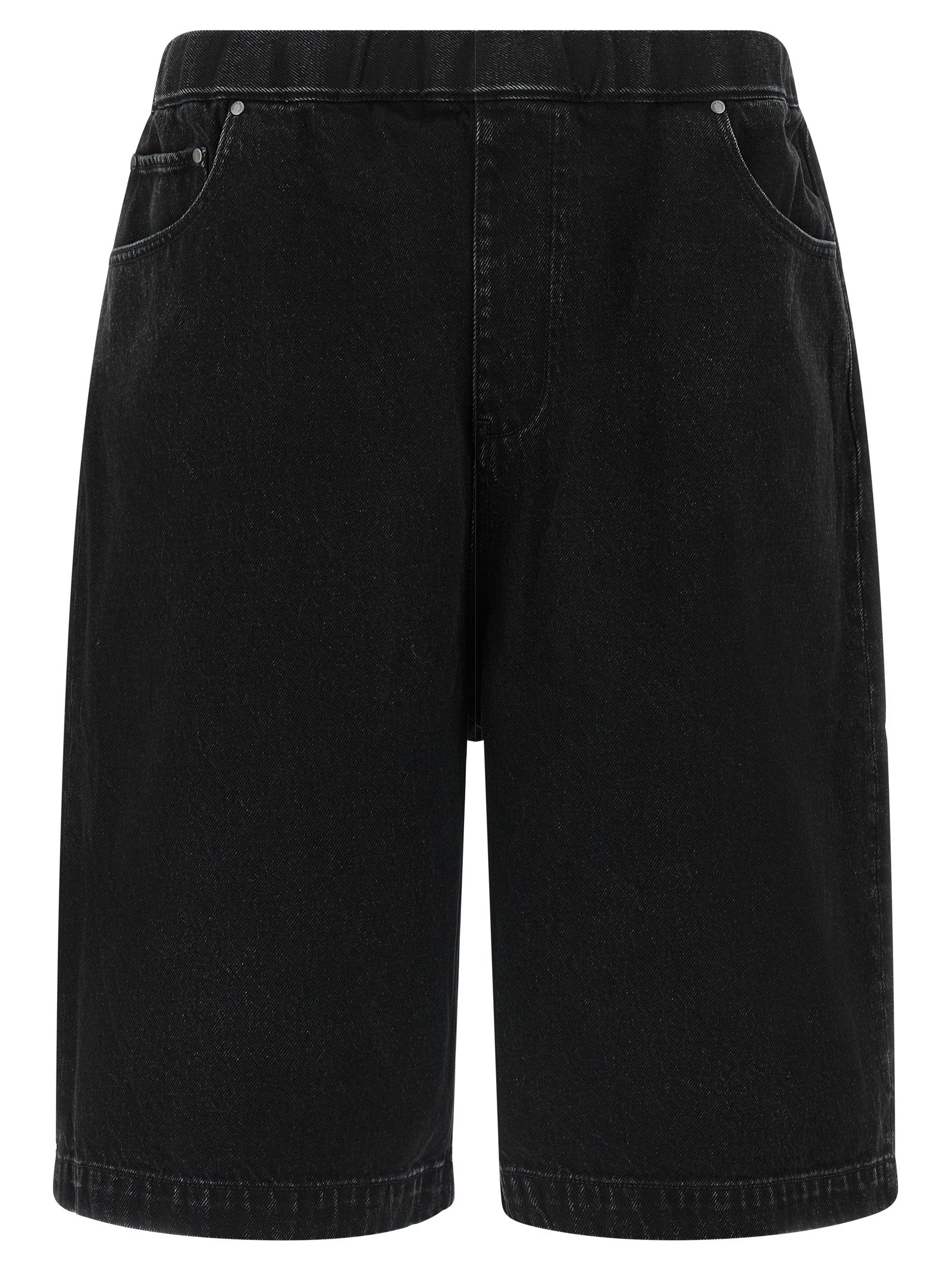 Entire Studios Black Cotton Bermuda Men's Shorts