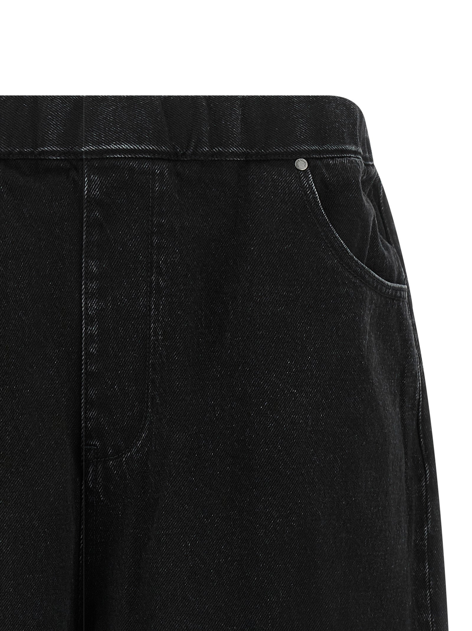Entire Studios Black Cotton Bermuda Men's Shorts