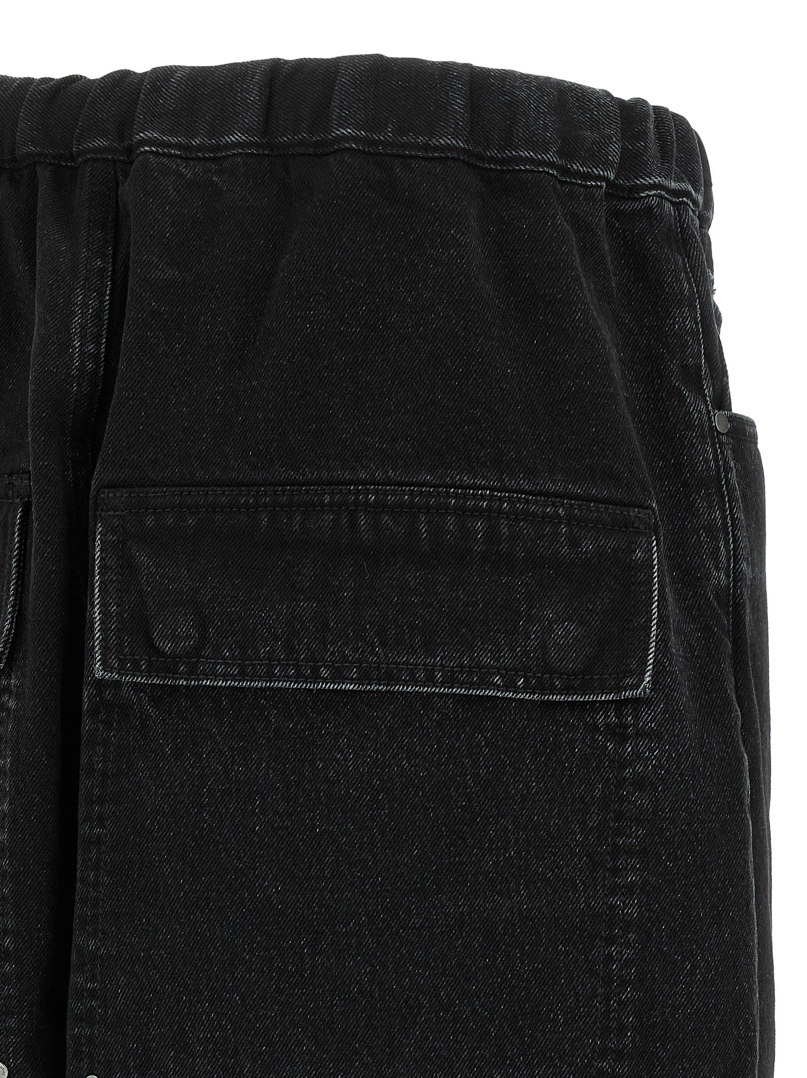 Entire Studios Black Cotton Bermuda Men's Shorts