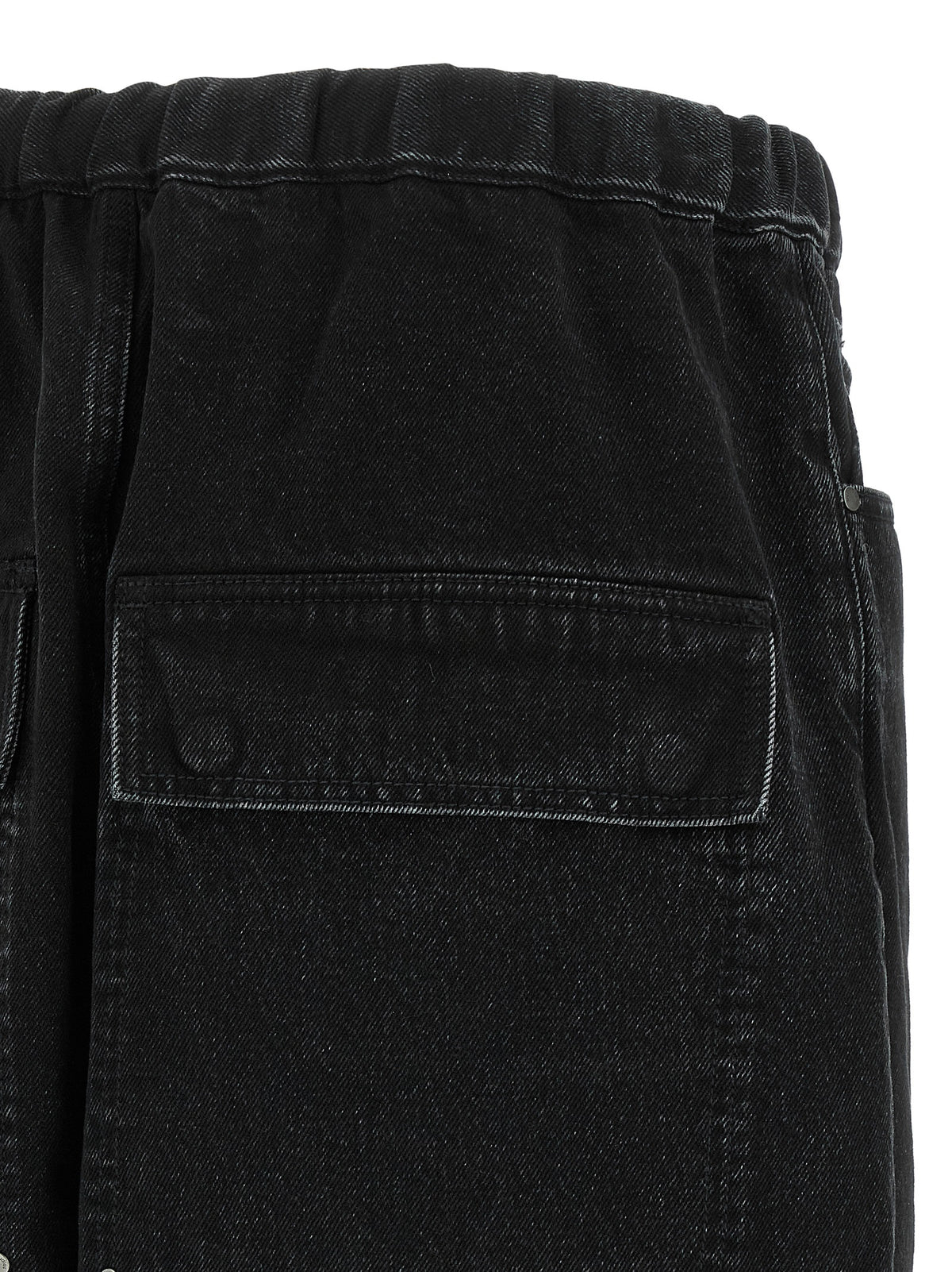 Entire Studios Black Cotton Bermuda Men's Shorts