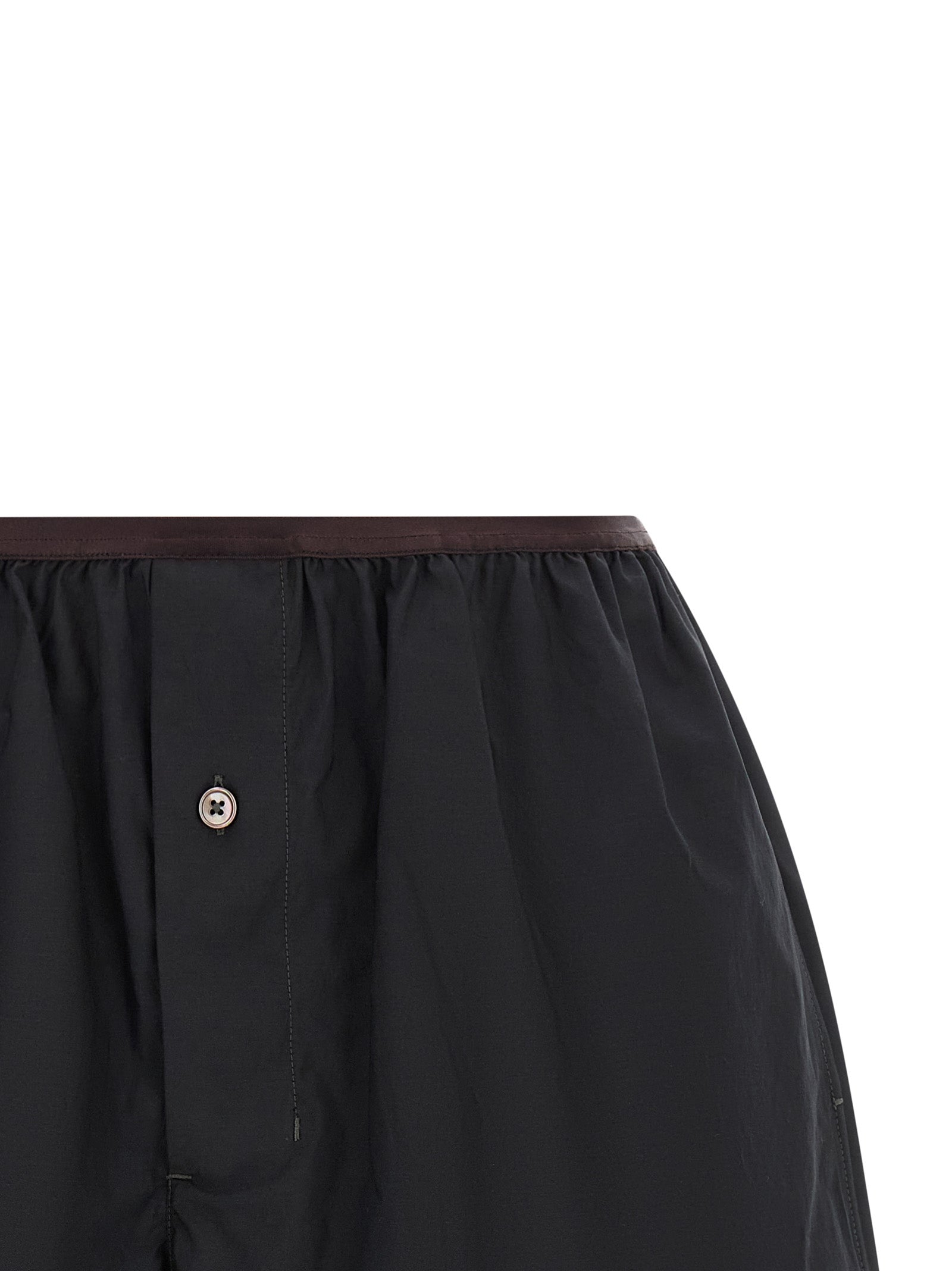 Lemaire Gray Cotton Bermuda Women's Shorts