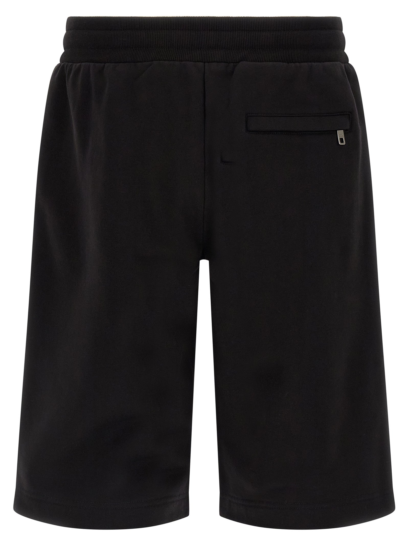 Dolce & Gabbana Black Cotton Bermuda Men's Shorts