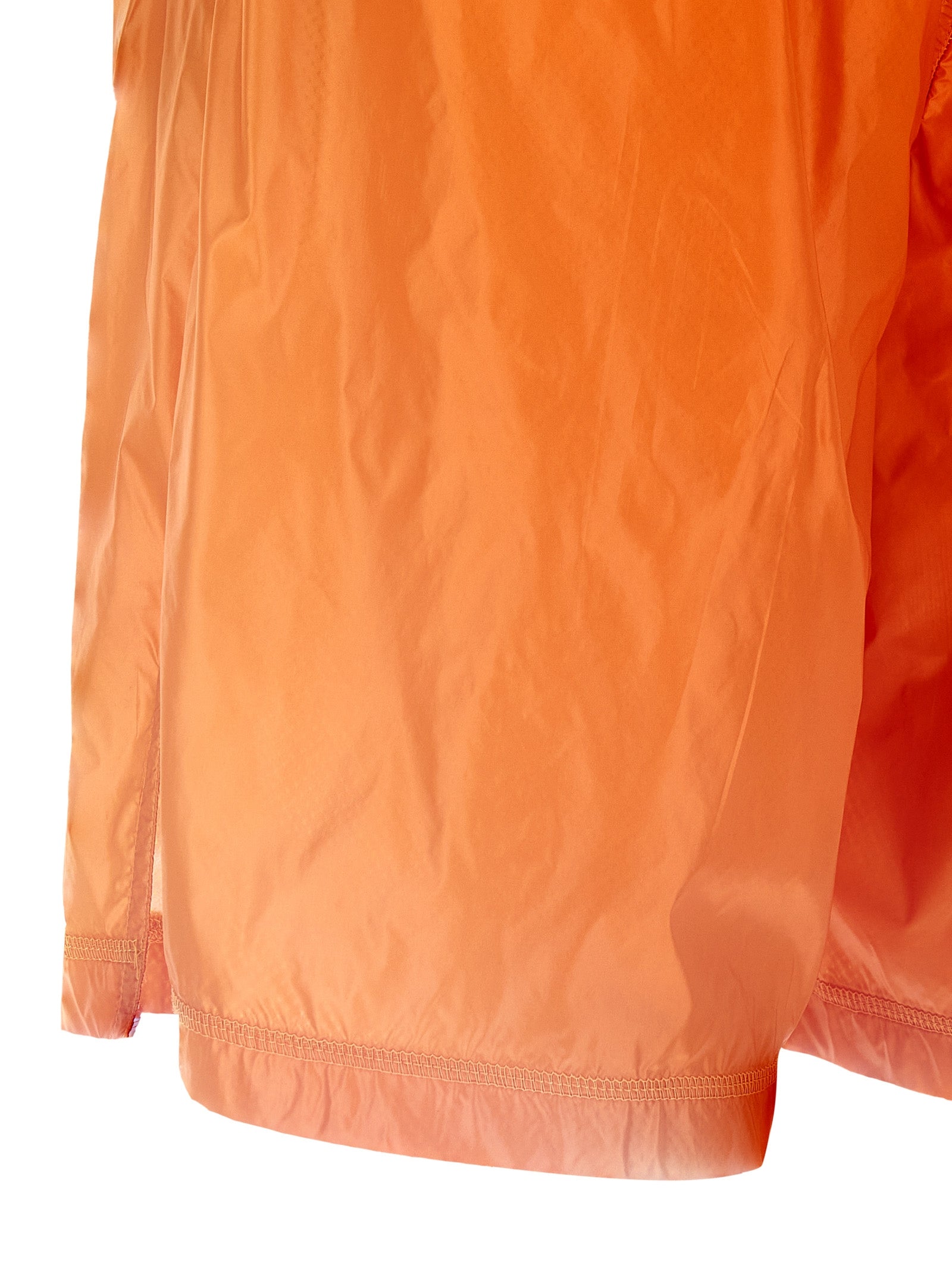 LAMINAR Orange Polyamide Bermuda Men's Shorts