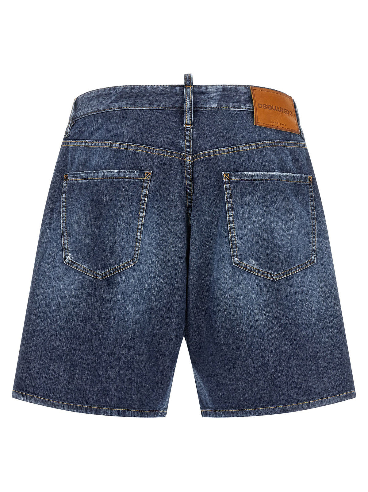 Dsquared² Blue Cotton Bermuda Men's Shorts